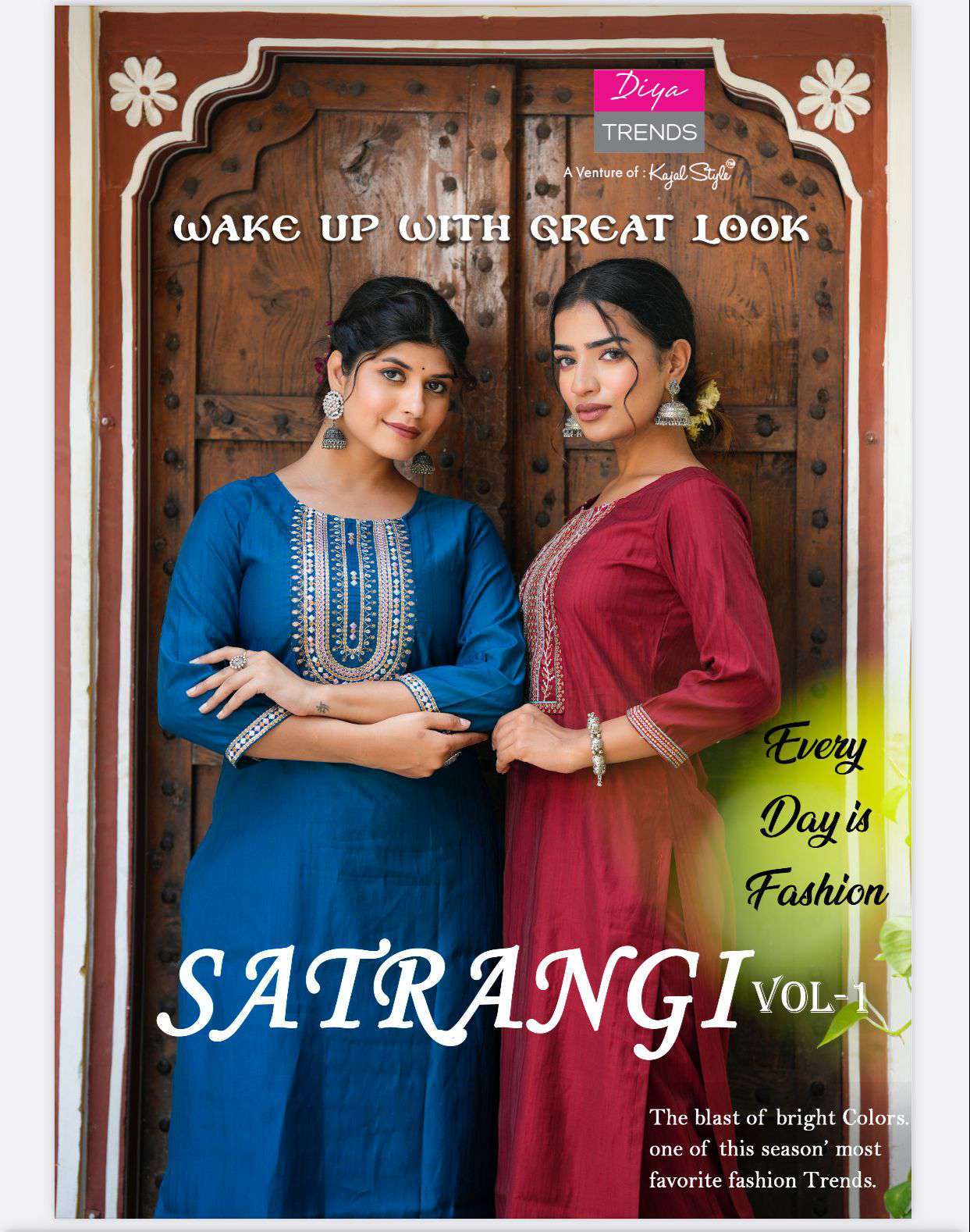 Diya Trends Satrangi Vol 1 Fancy Muslin Straight Kurti Bottom Designs