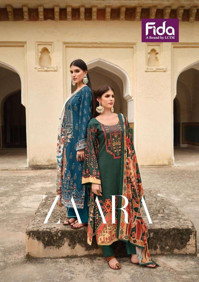 Fida Zaara Pashmina Digital Print Branded Winter Wear Ladies Suit Dealers