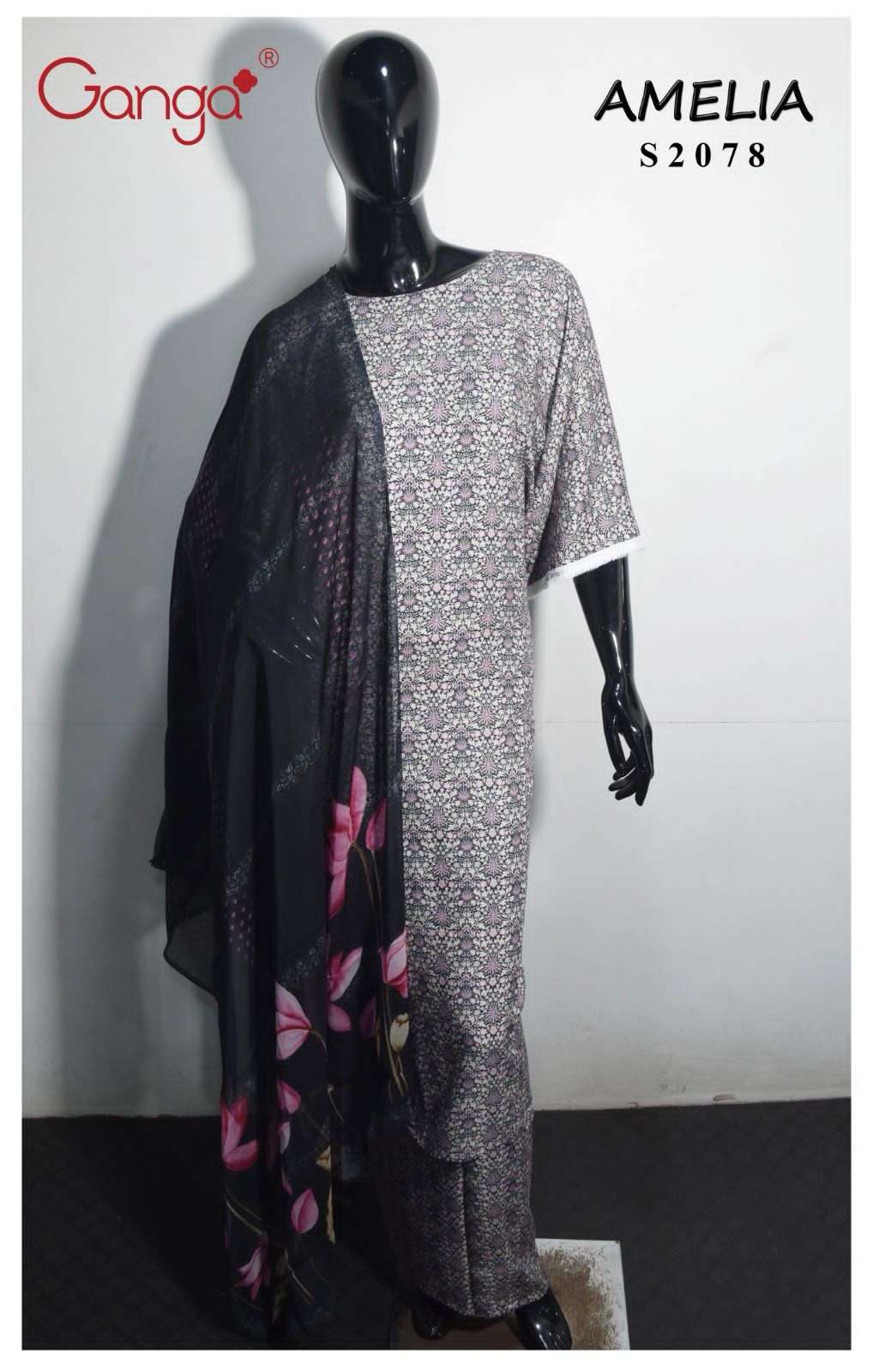 Ganga Amelia 2078 Premium Wear Pashmina Salwar Kameez Dealers