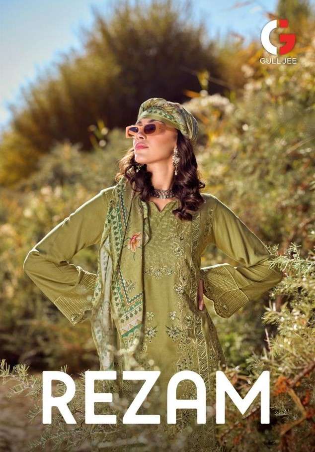 Gull Jee Rezam Ethnic Designs Fancy Pashmina Suit New Collection