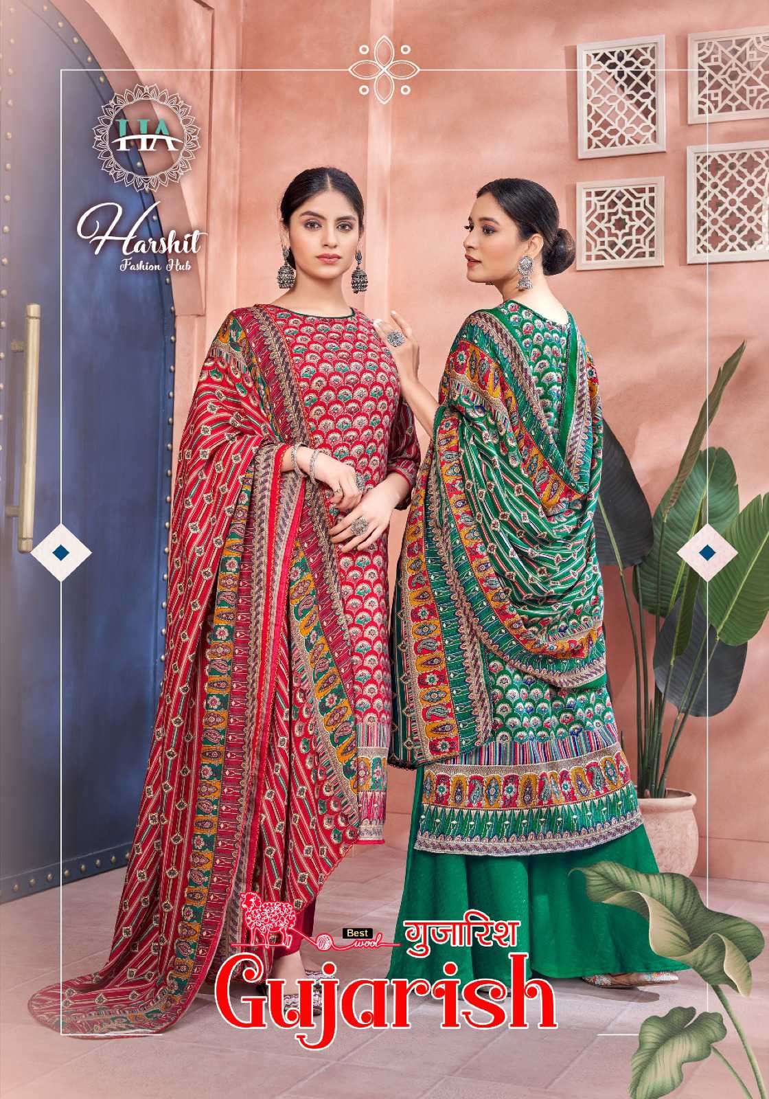 Harshit Gujarish Exclusive Pashmina Winter Collection Dress Wholesalers