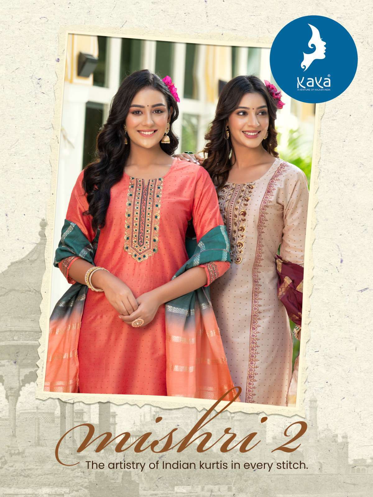 Kaya Mishri Vol 2 Pure Silk Fancy Kurti Pant Dupatta Festive Collection
