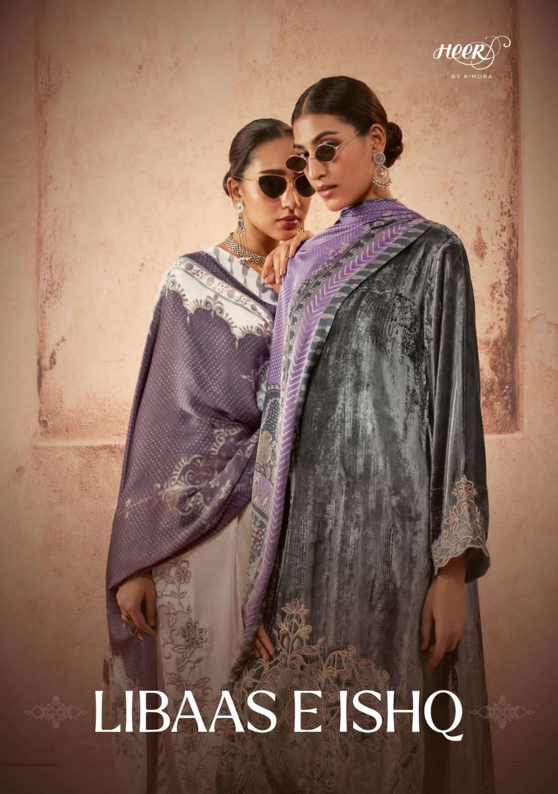 Kimora Heer Libaas E Ishq Exclusive velvet Suit Catalog Wholesaler