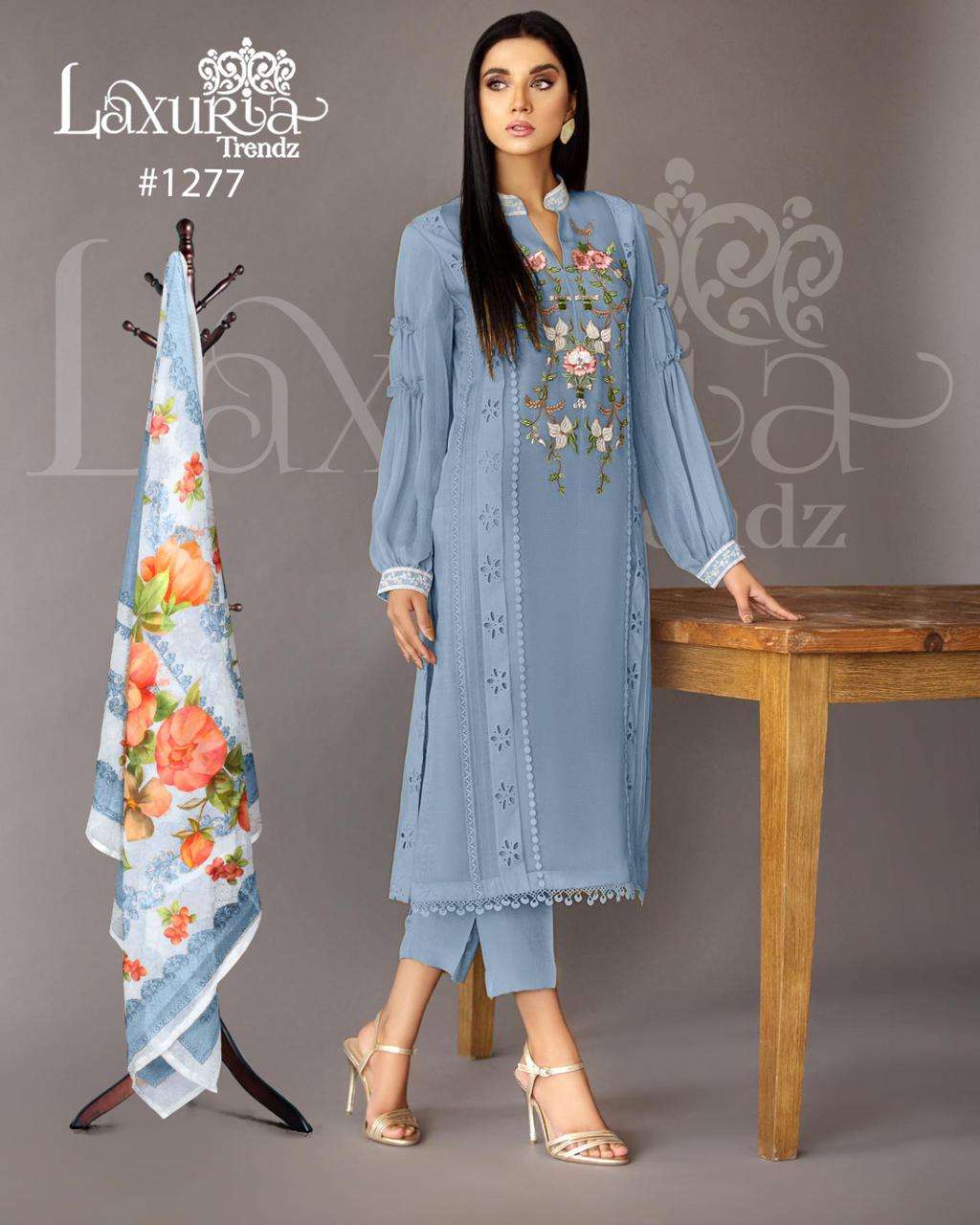 Laxuria Trends 1277 Exclusive Fancy Designer Readymade Suit Wholasaler