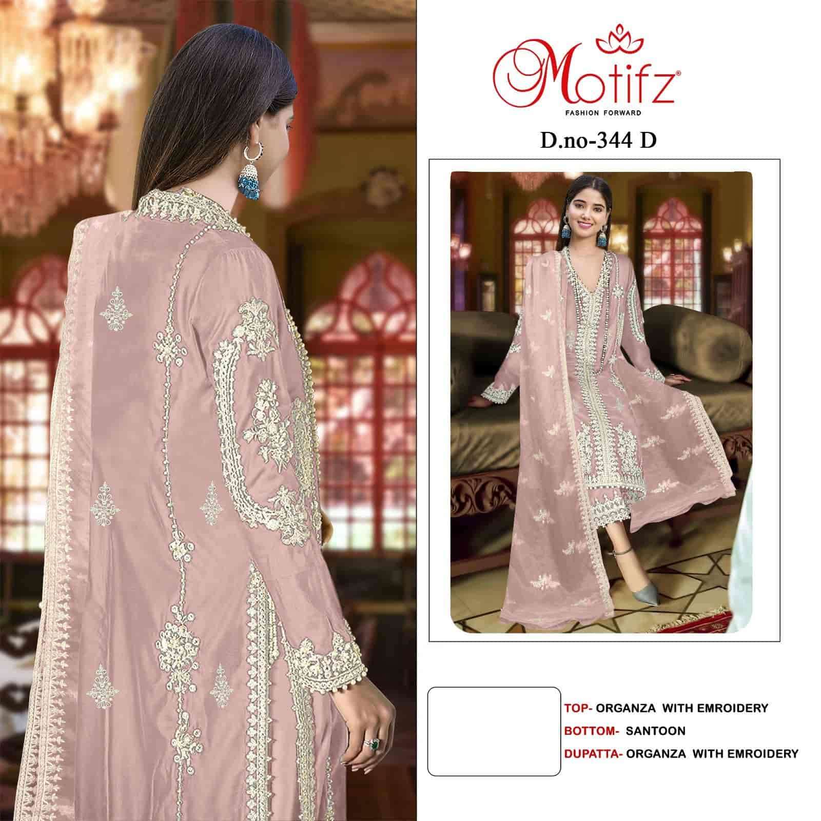 Motifz 344 Colors Festive Wear Style Designer Latest Pakistani Suit Wholesaler