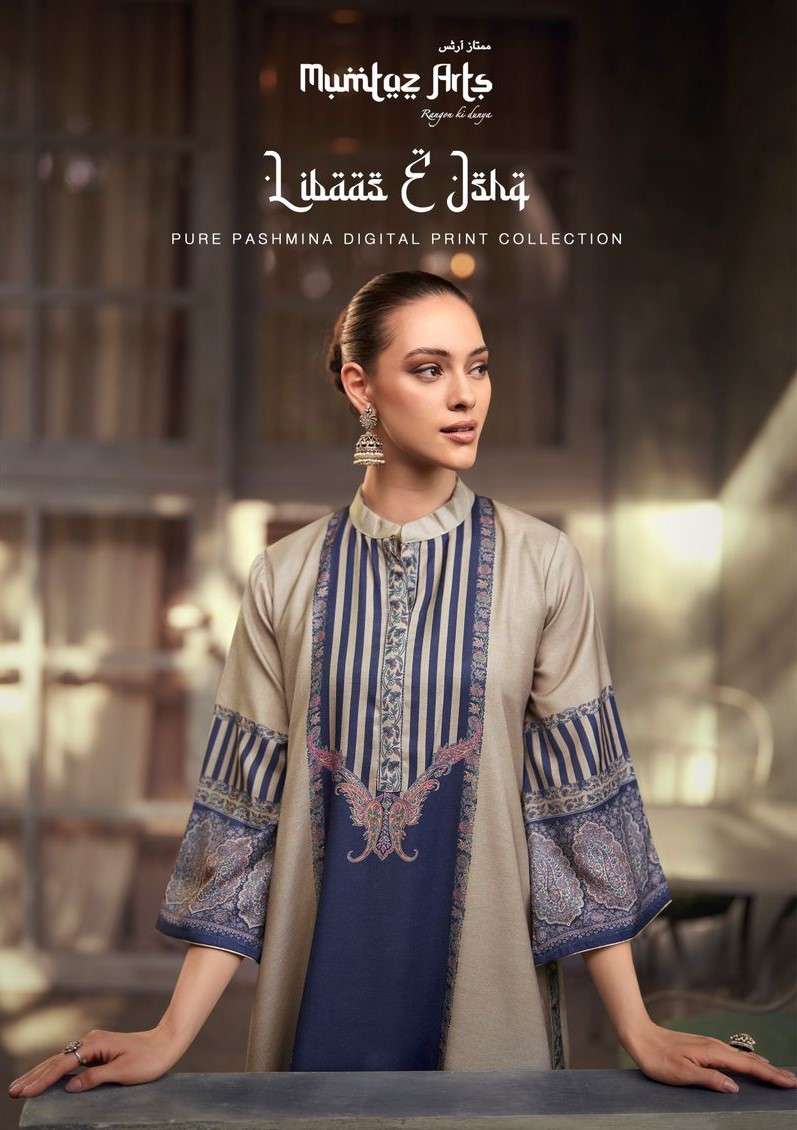 Mumtaz Arts Libaas E Ishq Winter Collection Fancy Pashmina Dress New Collection