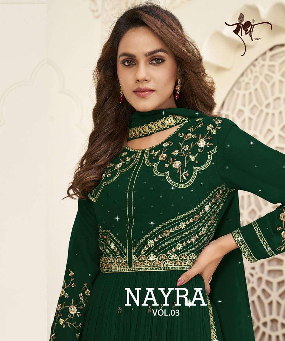 Radha Trendz Nayra Vol 3 Designer Nayra Style Dress Festive Collection