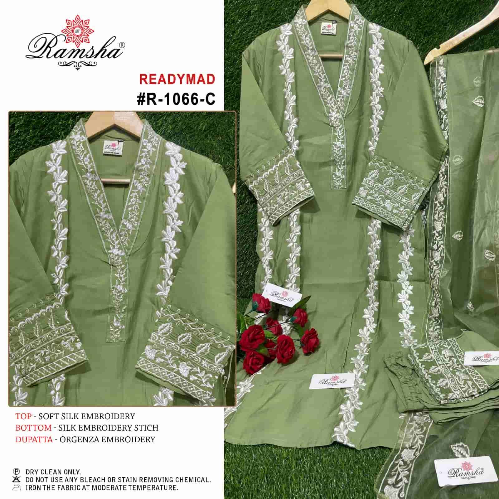 Ramsha R 1066 C Fancy Designer Style Pakistani Readymade Suit Online Supplier
