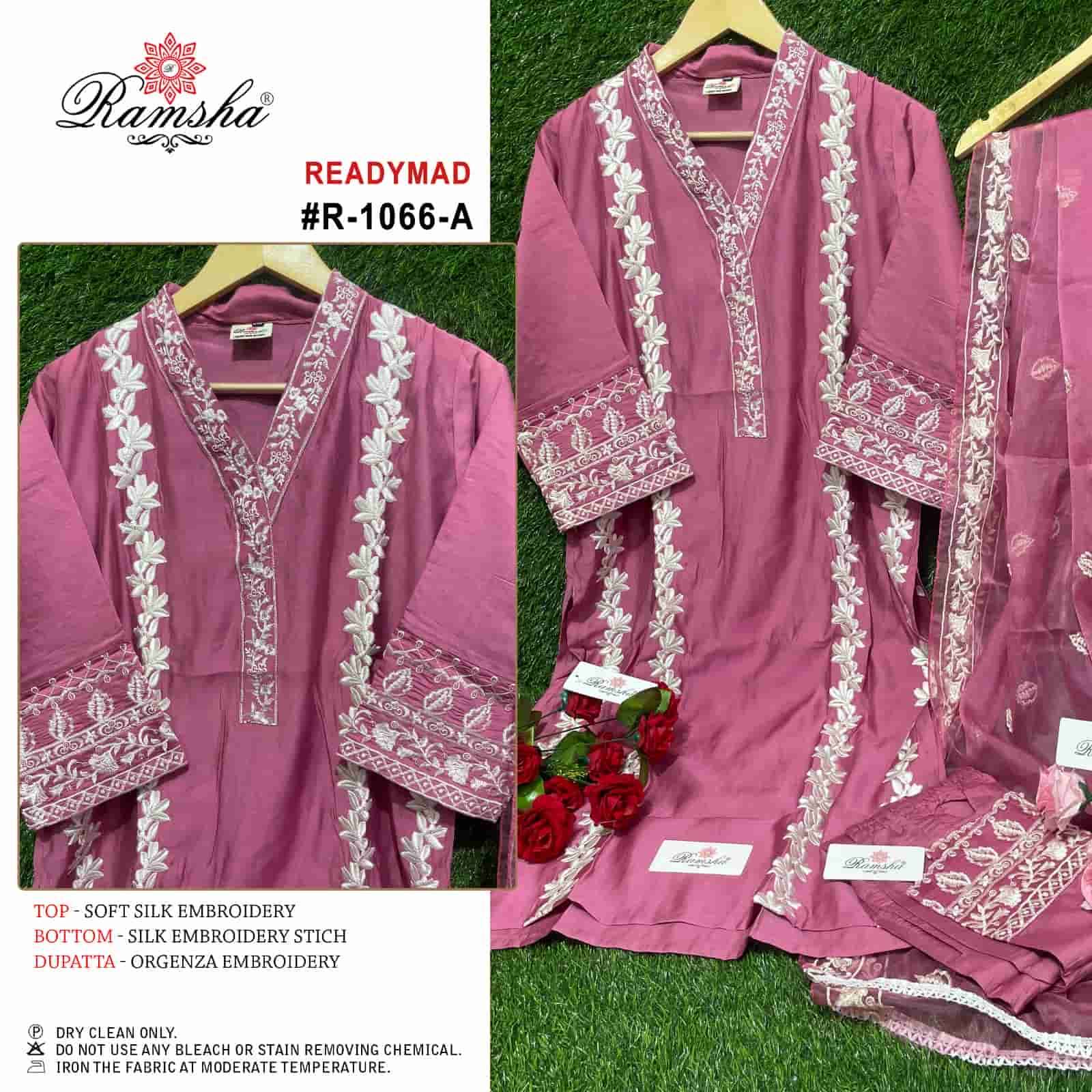 Ramsha R 1066 Colors Pakistani Fancy Designer Style Readymade Suit Exporter