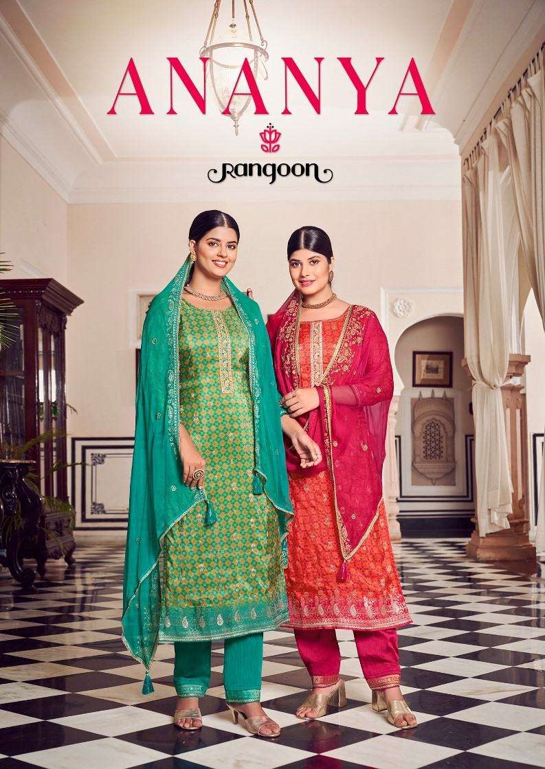 Rangoon Ananya Festive Collection Readymade 3 Piece Suits New Designs
