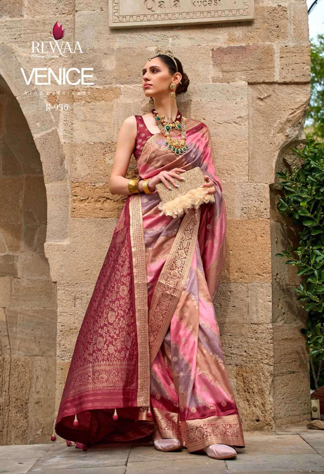 Rewaa Venice 930 To 939 Designer Traditional Wear Saree New Collection