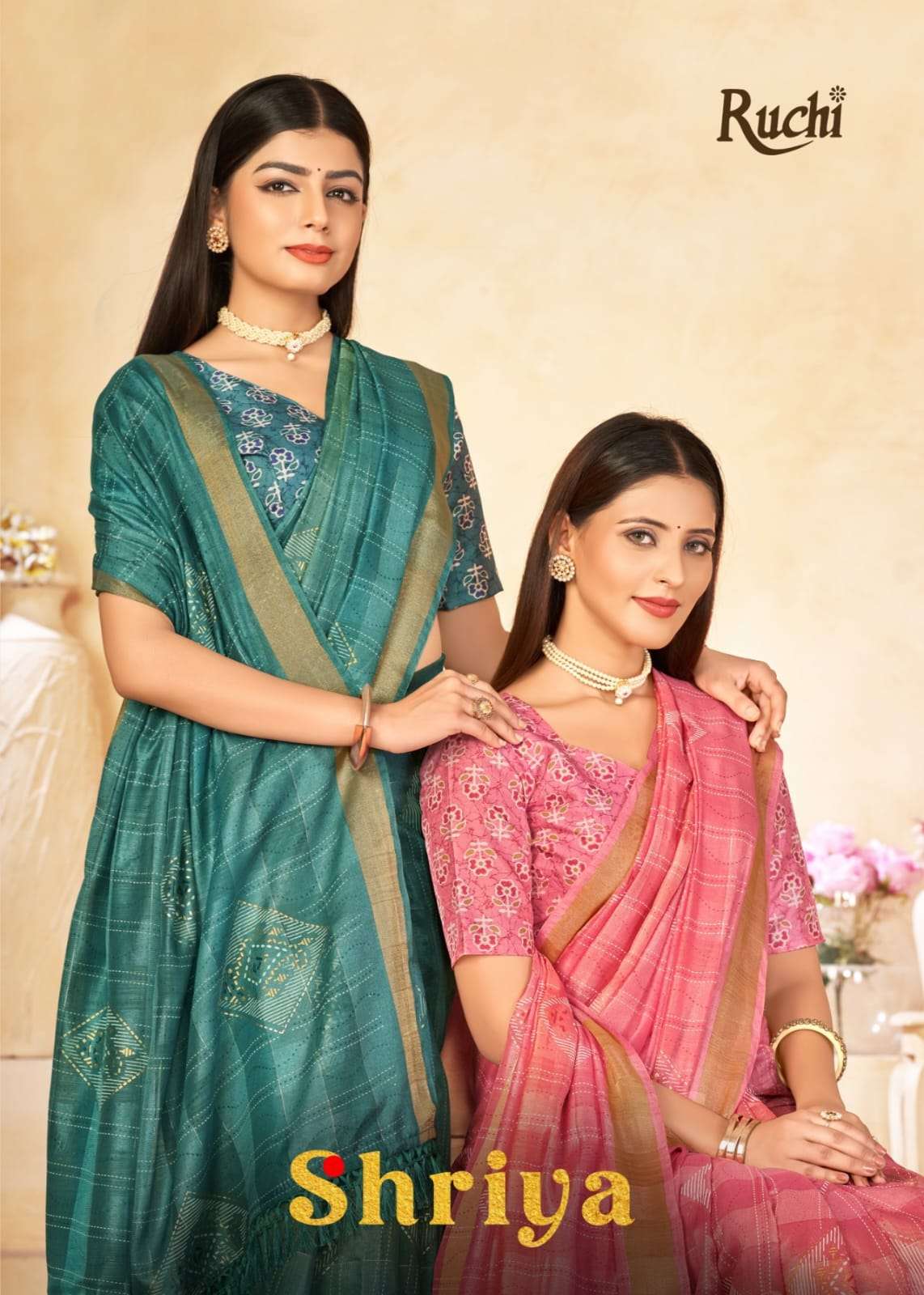 Ruchi Saree Shriya Festive Wear Exclusive Linen Silk Saree New Collection