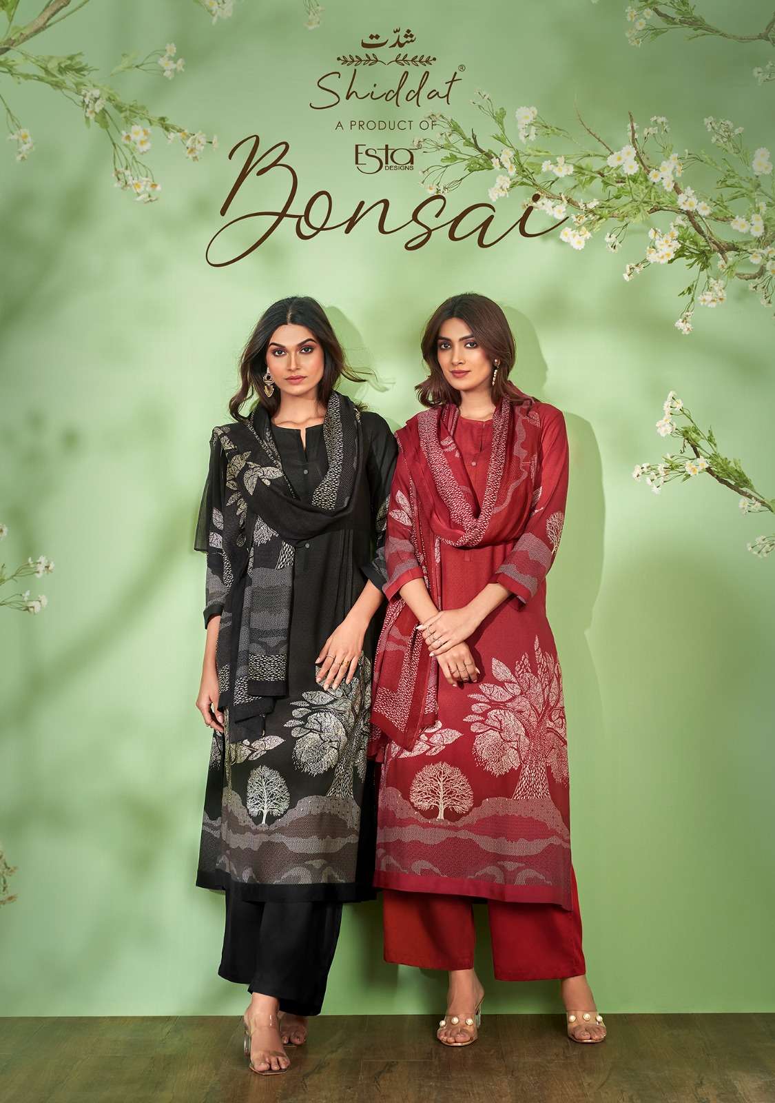 Shiddat Bonsai Designer Winter Wear pashmina Salwar Kameez catalog Supplier