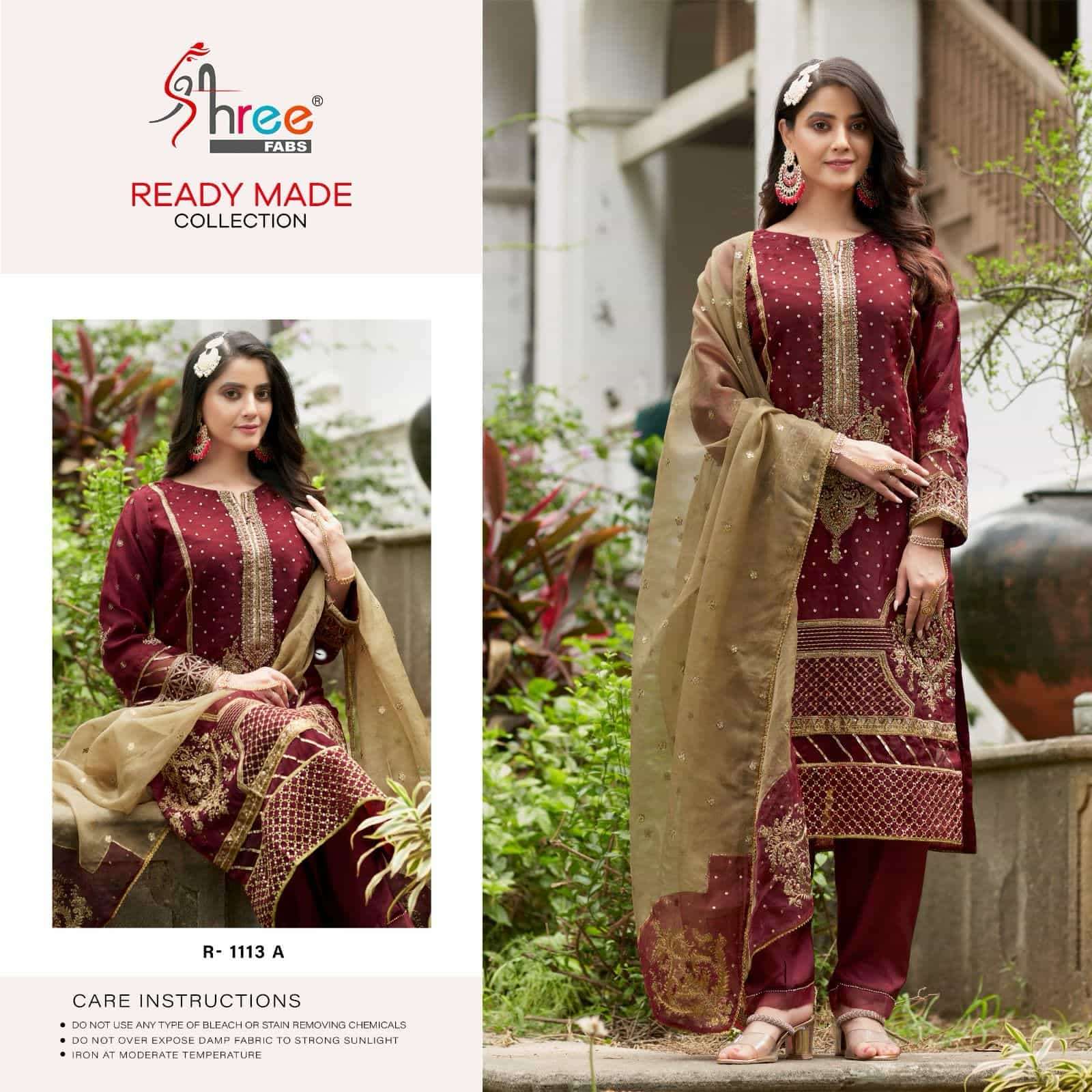 Shree Fabs R 1113 A Exclusive Heavy Designer Style Pakistani Readymade Collection