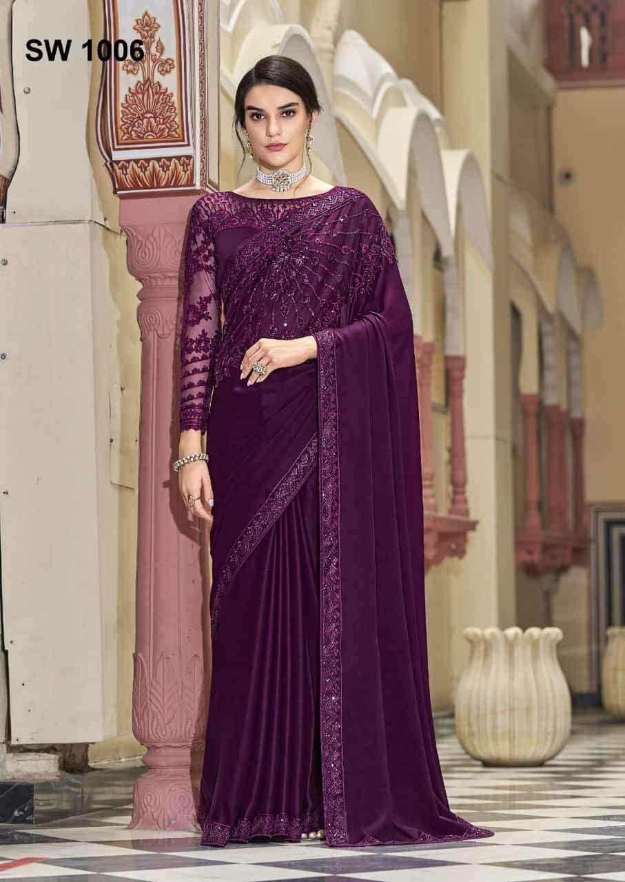 TFH 1006 Heavy Designer Latest Festive Wear Silk Saree Collection
