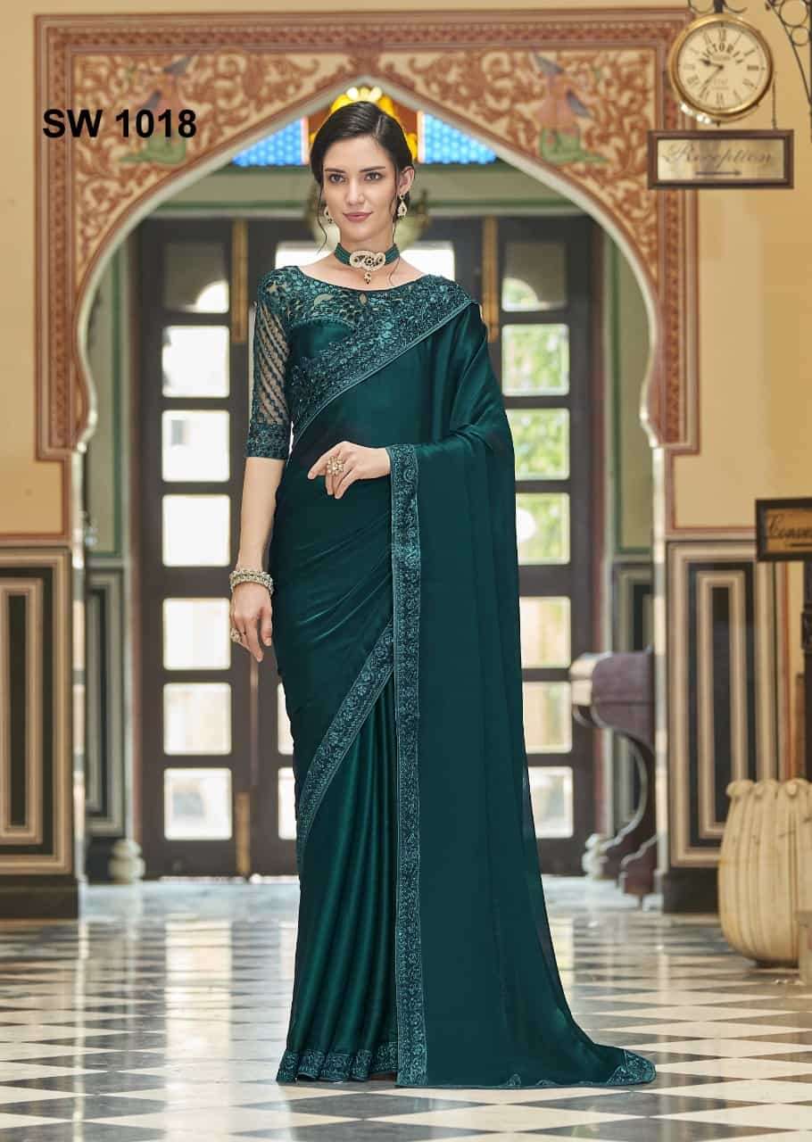 TFH 1018 Exclusive Latest Designer Party Wear Silk Saree Collection