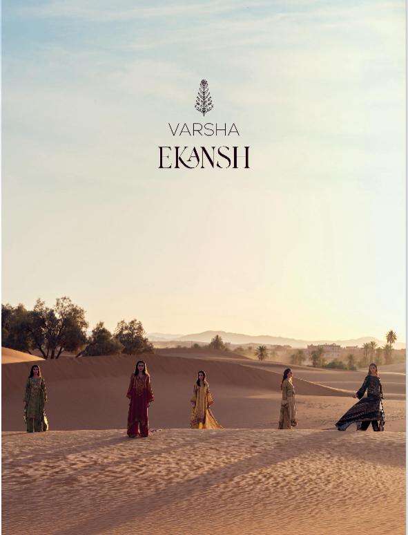 Varsha Ekansh Fancy Digitally Printed Excusive Pashmina Suits Catalog Suppliers