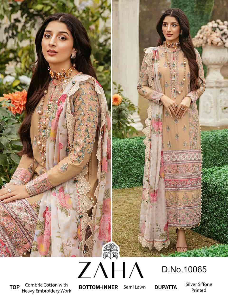Zaha 10065 Festive Wear Style Designer Pakistani Suit Online Supplier