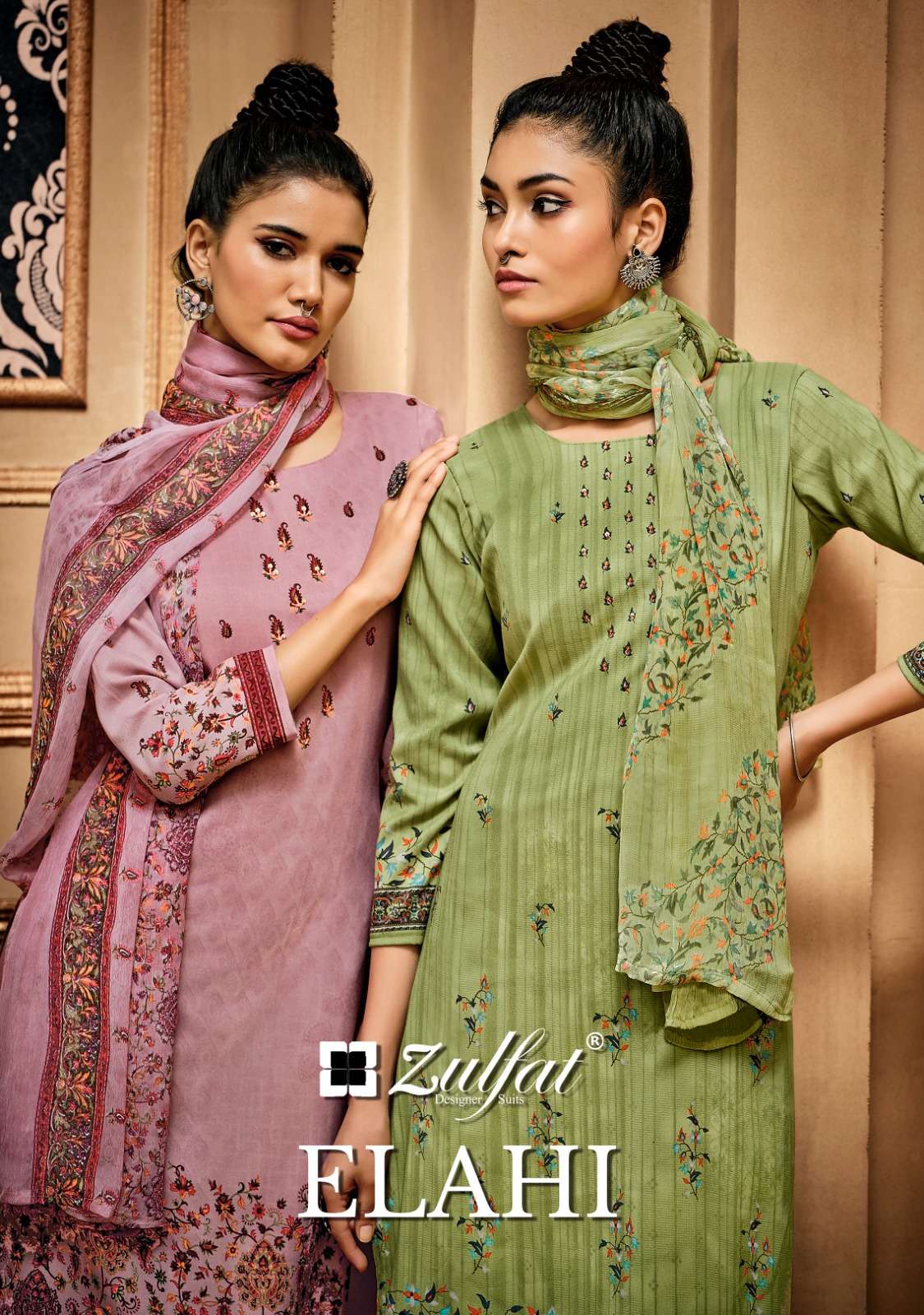 Zulfat Elahi Fancy Exclusive Pashmina Suit catalog Wholesaler