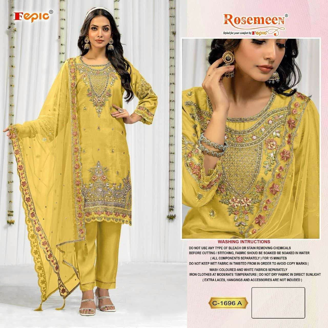 Fepic C 1696 Festive Wear Style Designer Salwar Suit Online Dealers