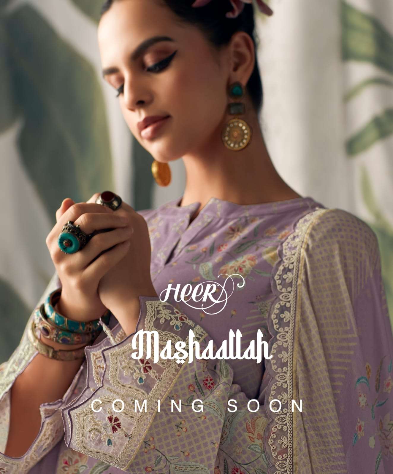 Kimora Heer Mashaallah Festive Wear Muslin Exclusive Suit New Collection