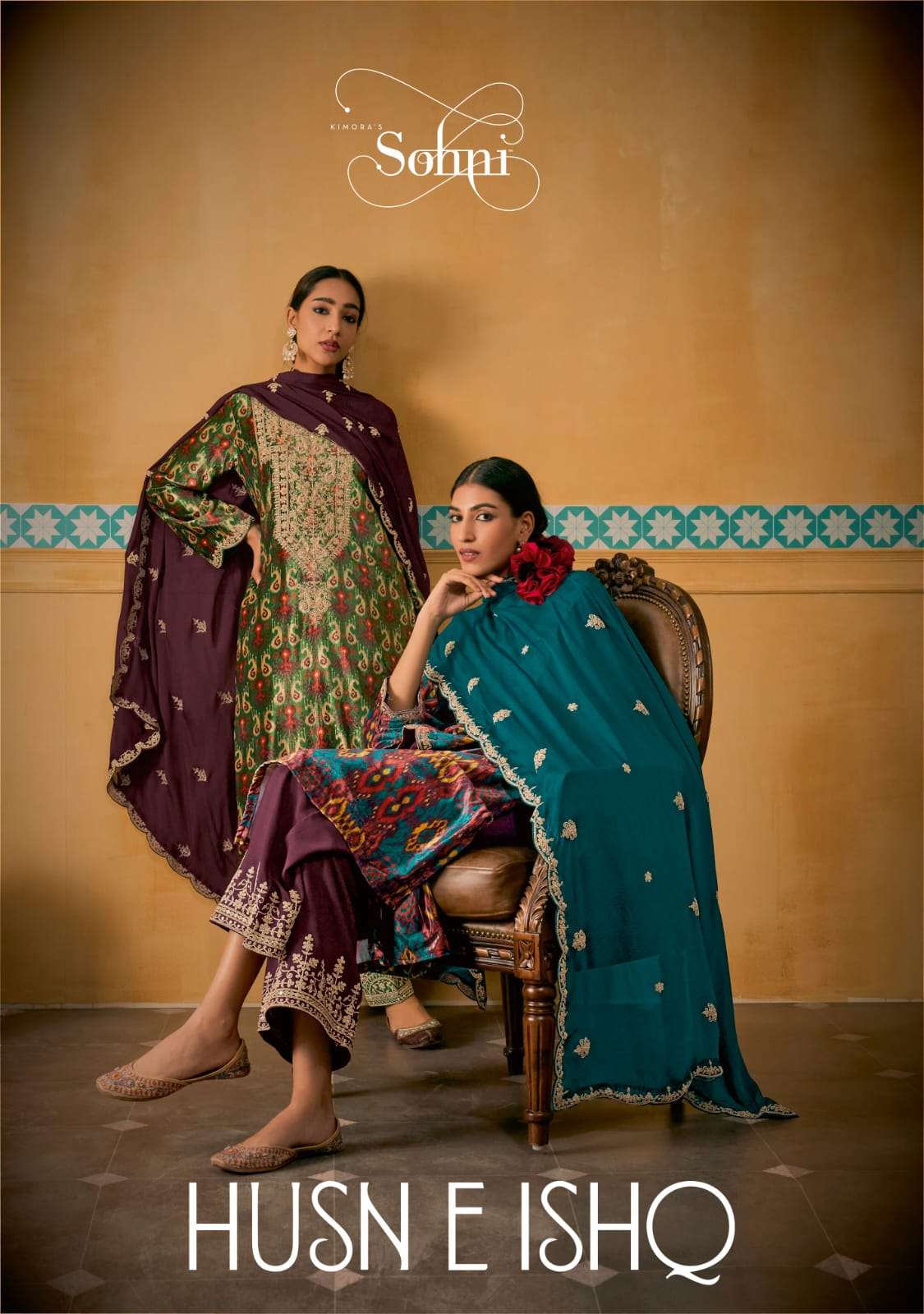 Kimora Sohni Husn E Ishq Tradition Wear Velvet Exclusive Dress Latest Designs