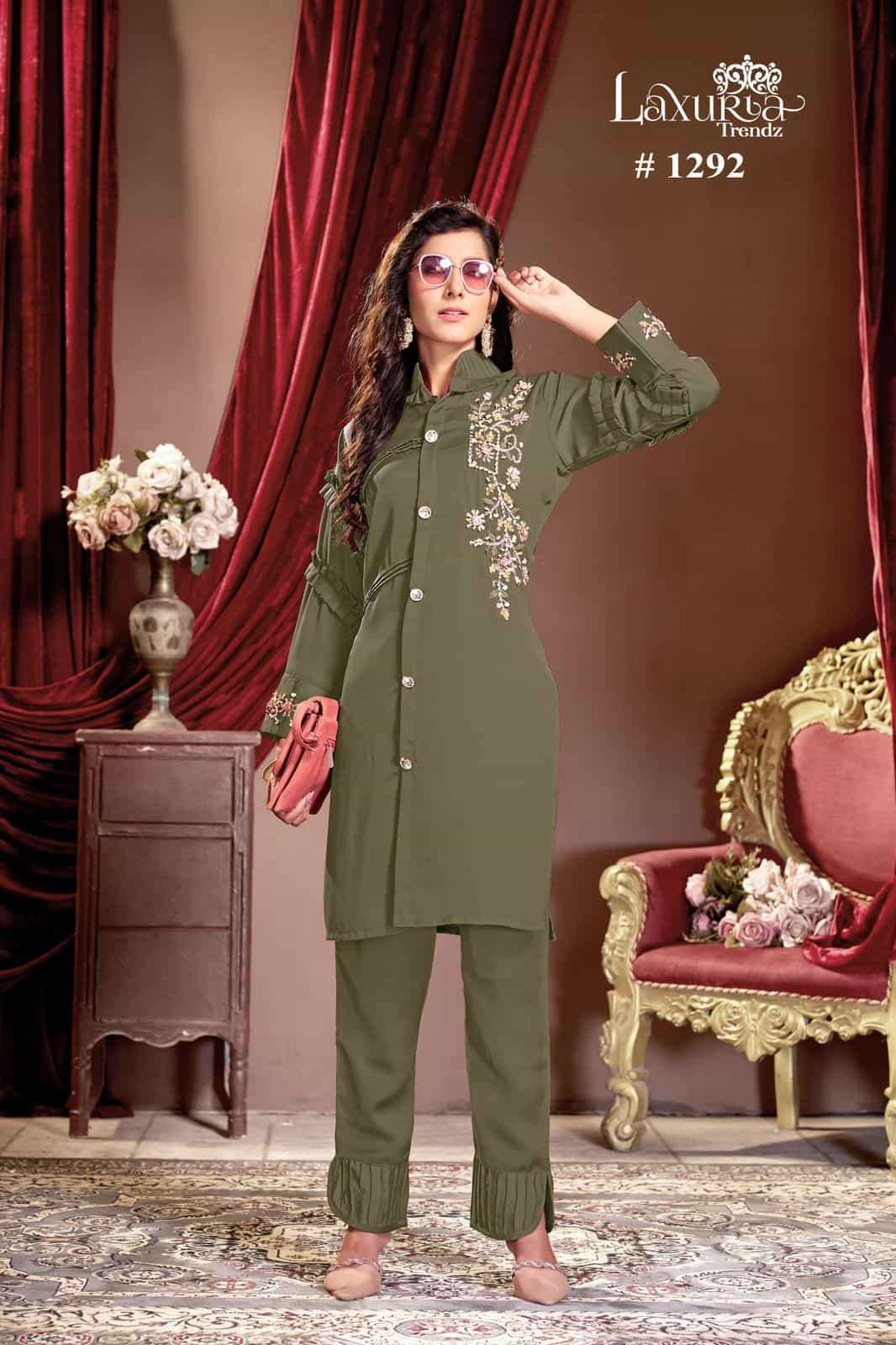 Laxuria Trends 1292 Festive Wear Style Fancy Designer Kurti Bottom Collection 