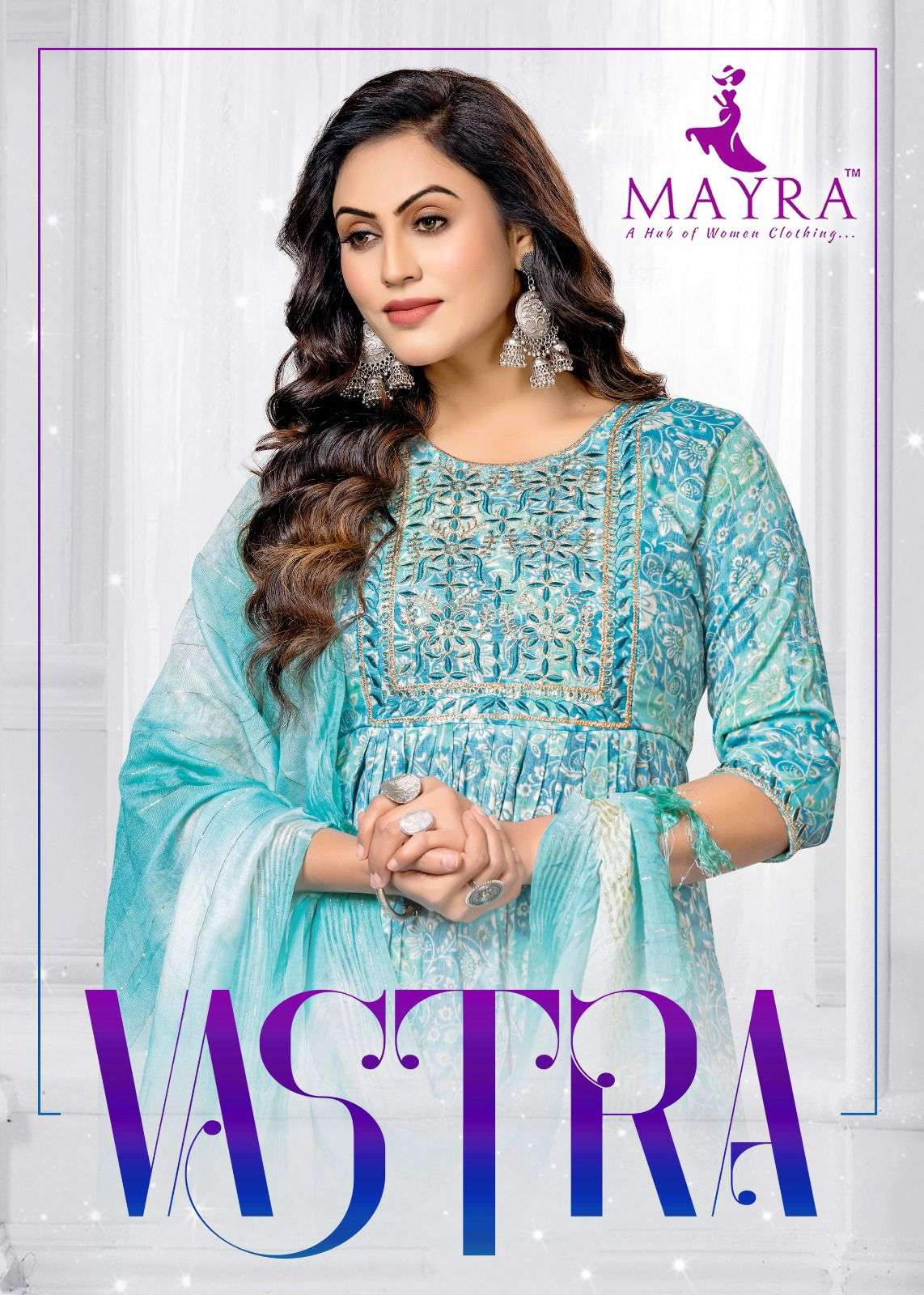 Mayra Vastra Vol 2 Nayra Stye Fancy Kurti Pant Dupatta New Designs