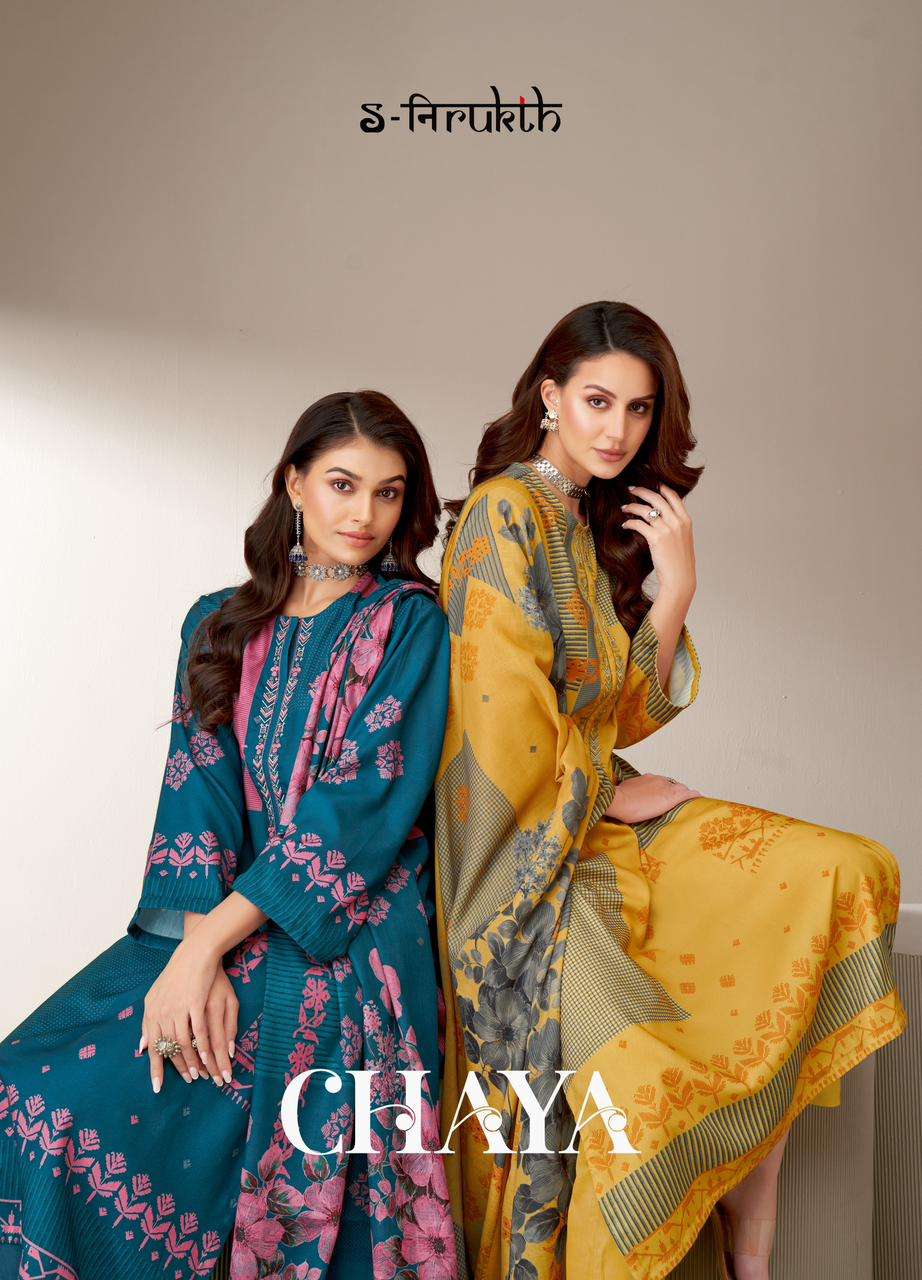 Nirukth Chaya Winter Wear Collection Ladies Suit Catalog Suppliers