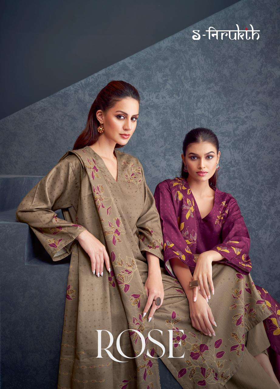 Nirukth Rose Exclusive Fancy Pashmina Suits Catalog Wholesaler