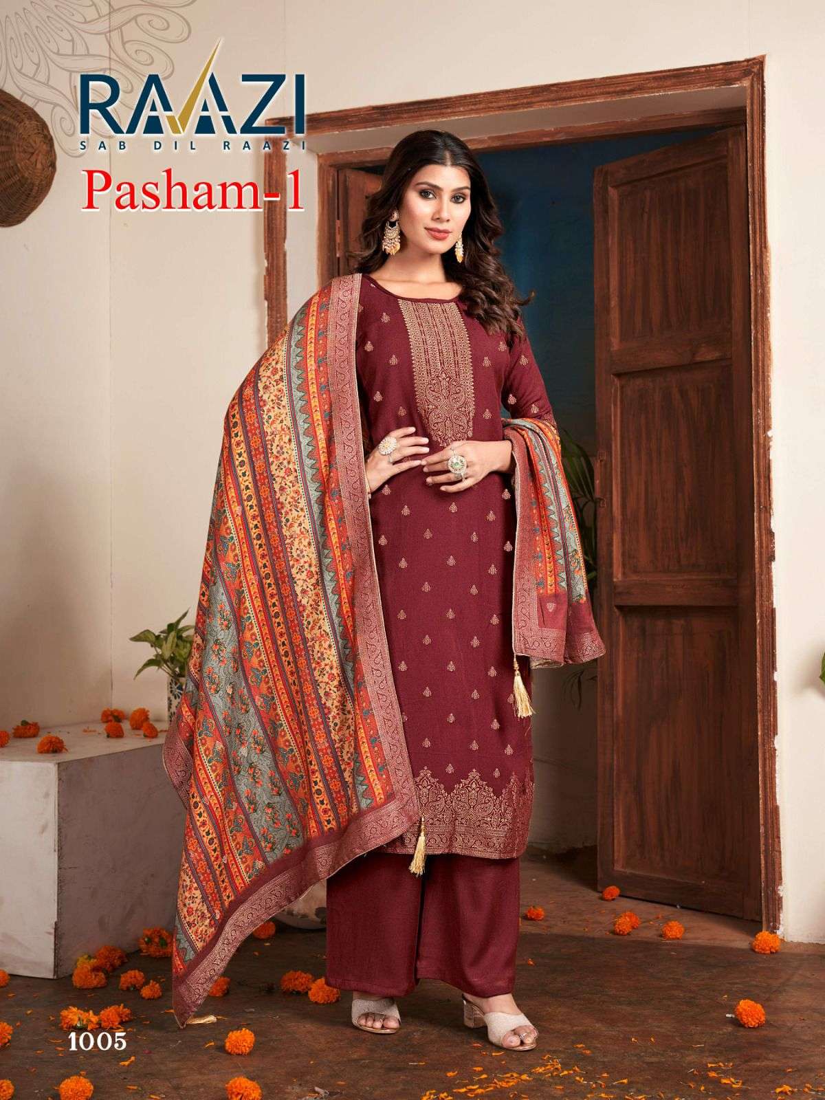 Rama Fashion Razzi Pasham Vol 1 Winter Occasion Jacquard Festive Collection Dress