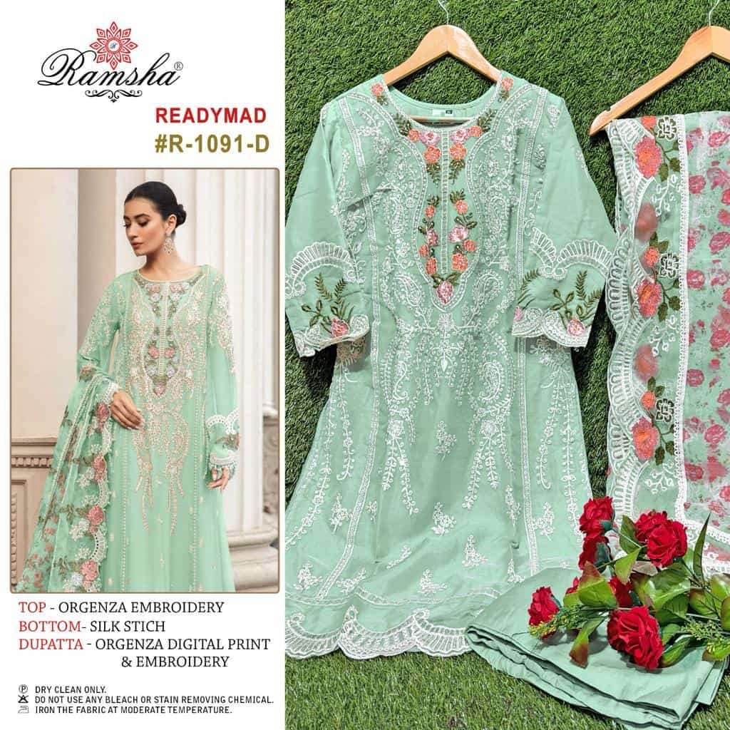 Ramsha R 1091 D Festive Wear Style Designer Salwar Suit Online Dealers