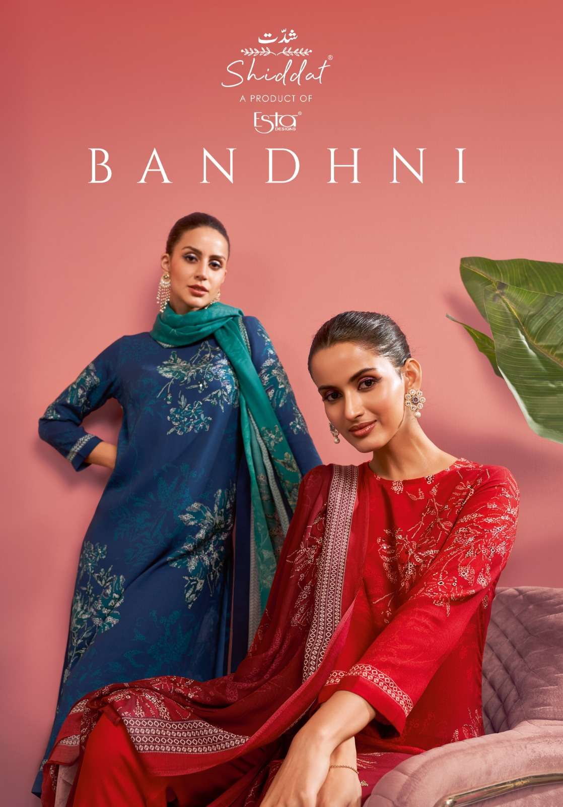 Shiddat Bandhni Exclusive Latest Winter Suit Catalog dealer