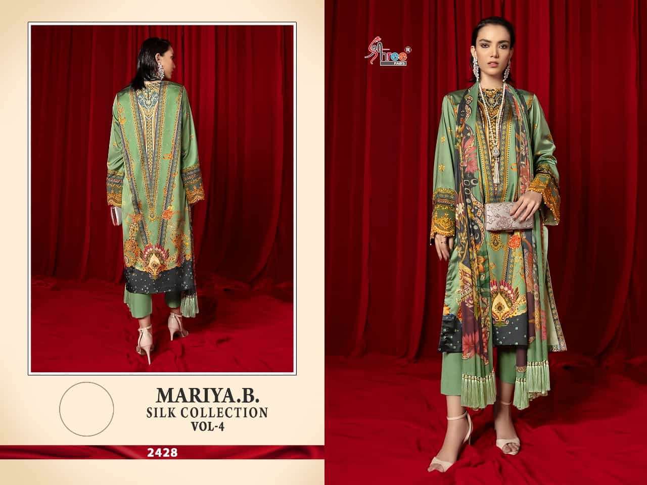 Shree Fabs 2428 Maria B Silk Collection Fancy Designer Style Pakistani Suit Exporter