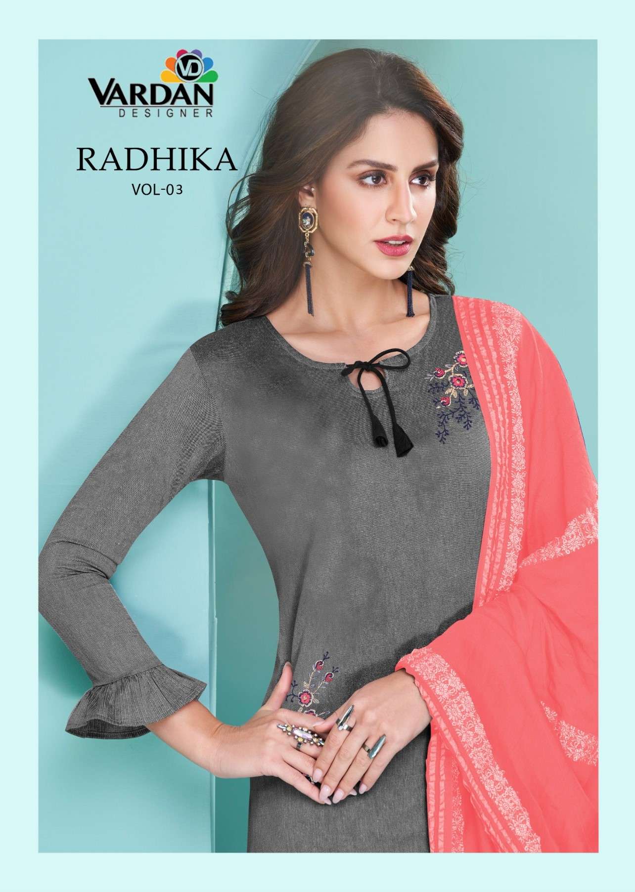 Vardan Radhika Vol 3 Fancy Cotton Readymade suit New Collection