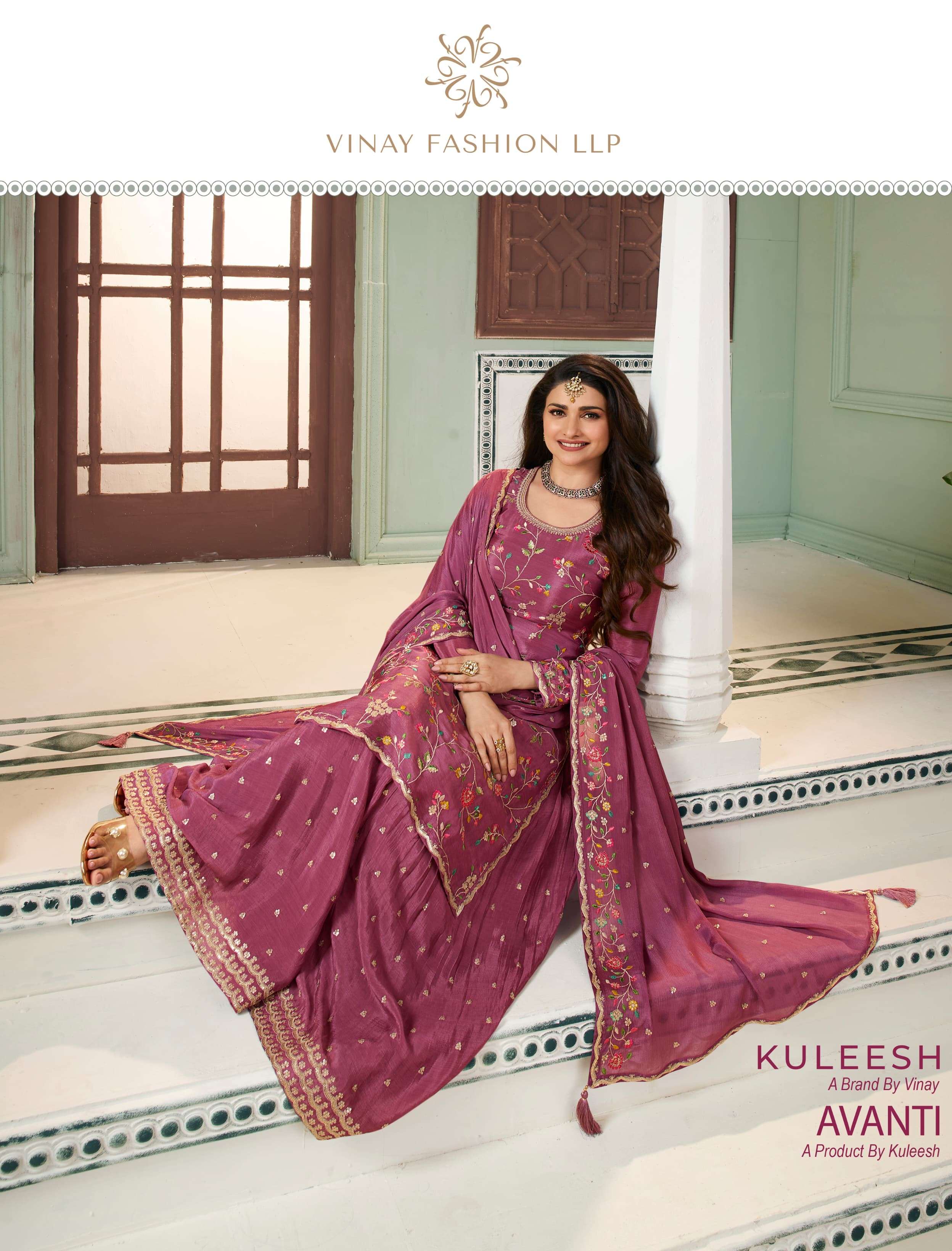 Vinay Fashion Kuleesh Avanti Wedding Wear Dress Catalog Exporters