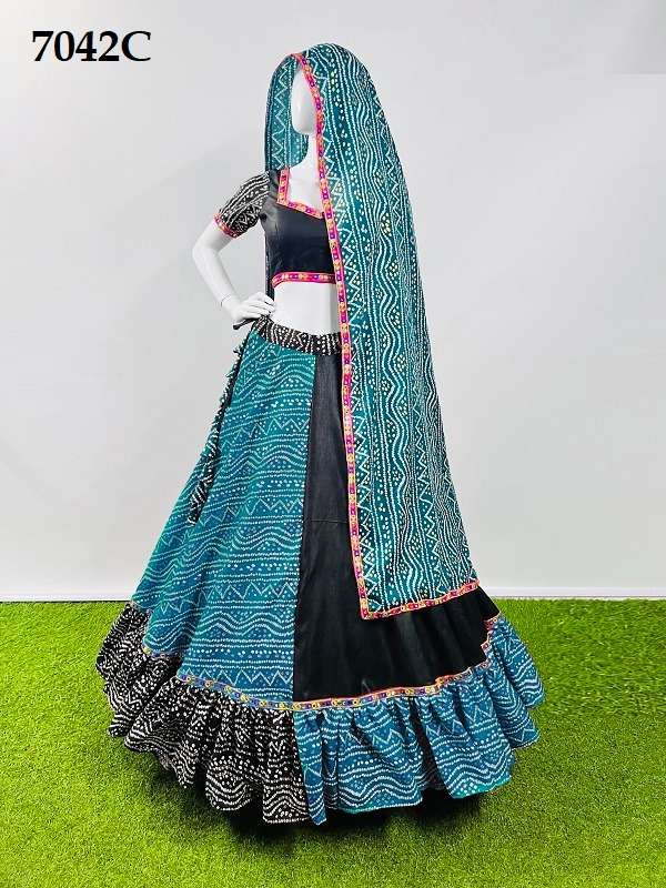 Aawiya 7042 Colors Fancy Cotton Silk Traditional Wear Lehenga Choli
