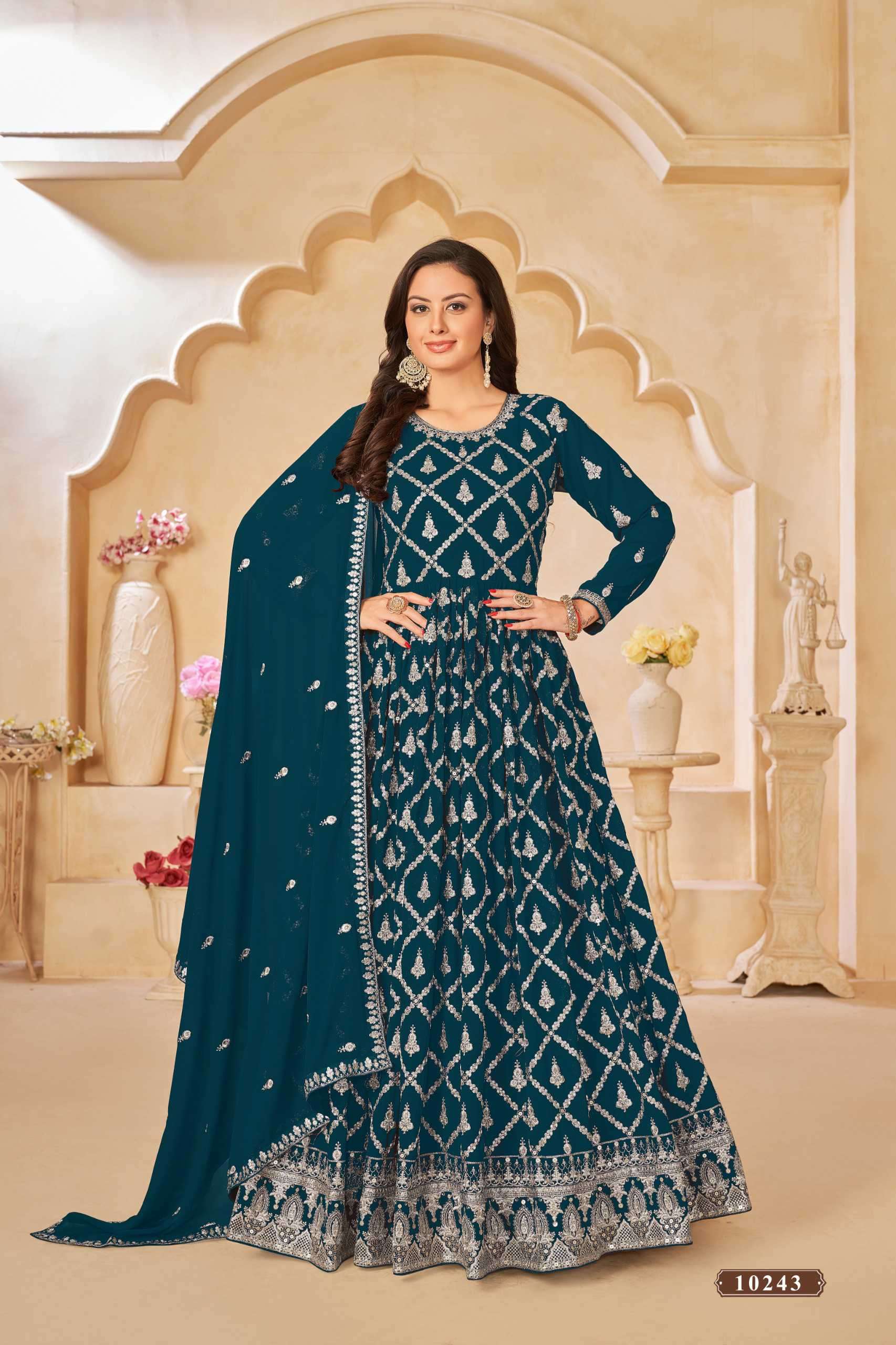 Anjubaa Vol 24 Wedding Collection Anarkali Designs Suits New Collection