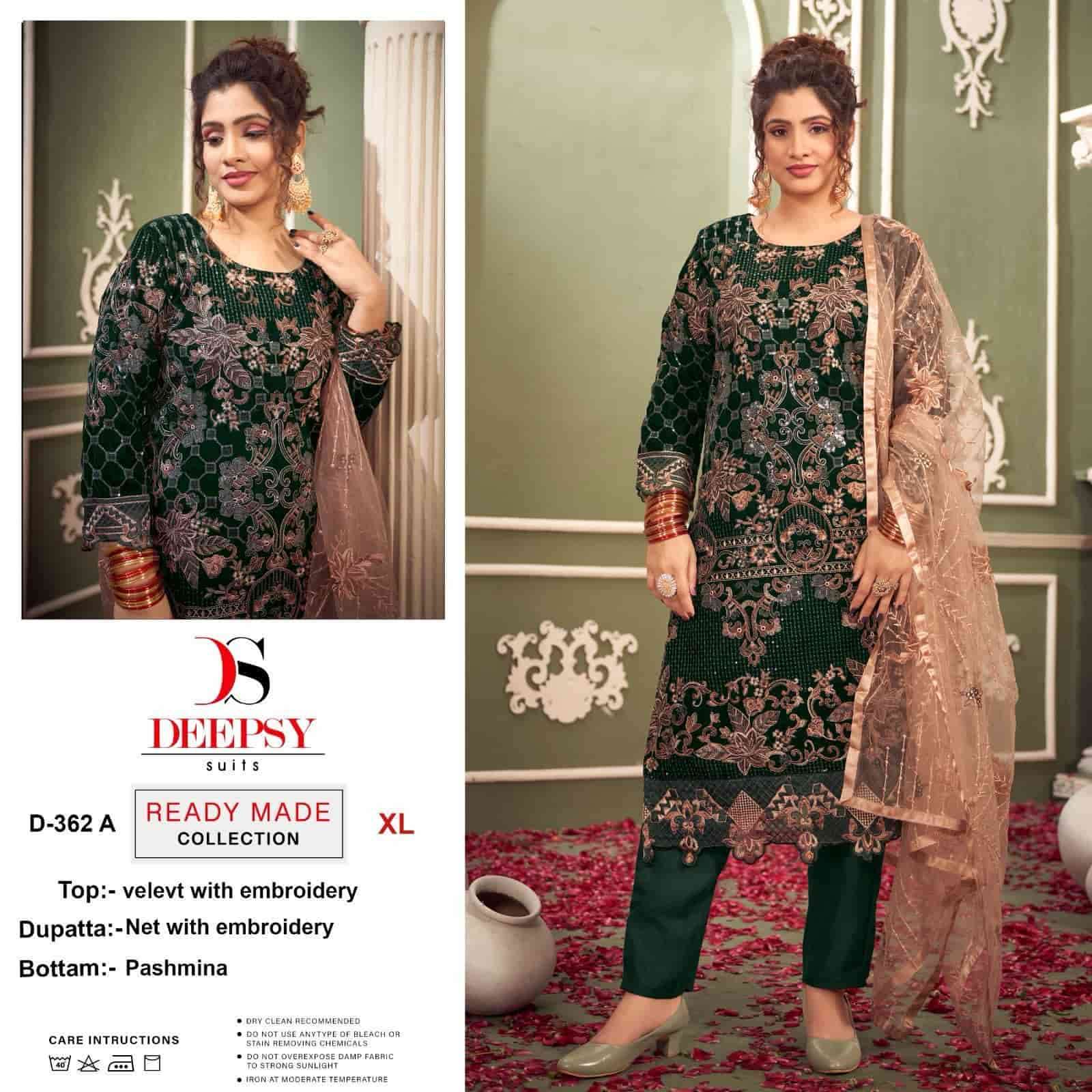 Deepsy D 362 Colors Festive Wear Style Heavy Designer Readymade Collection Suppliers