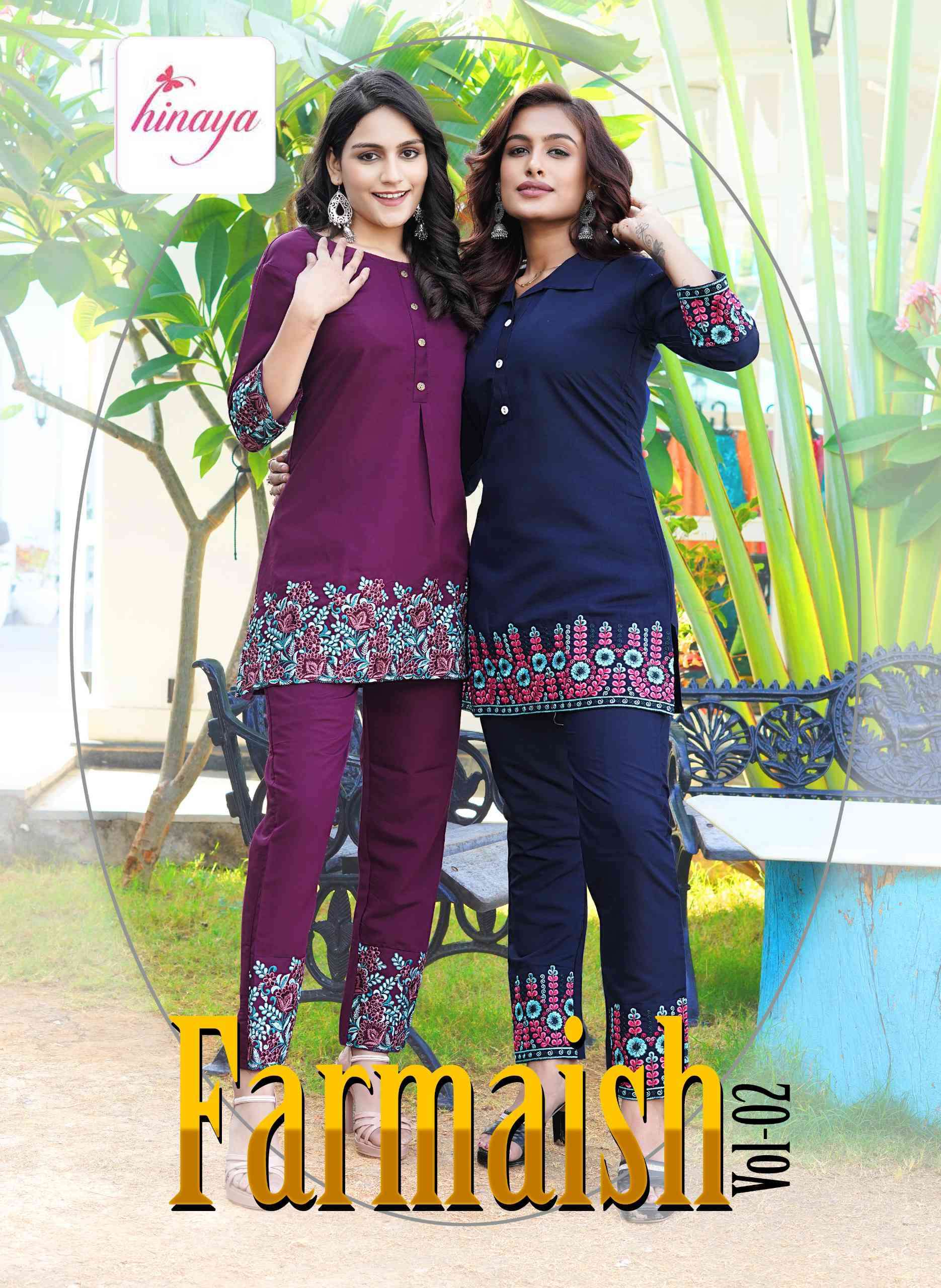 Hinaya Farmaish Vol 2 Designer Cord Set Occasion Wear Outfit Western Collection
