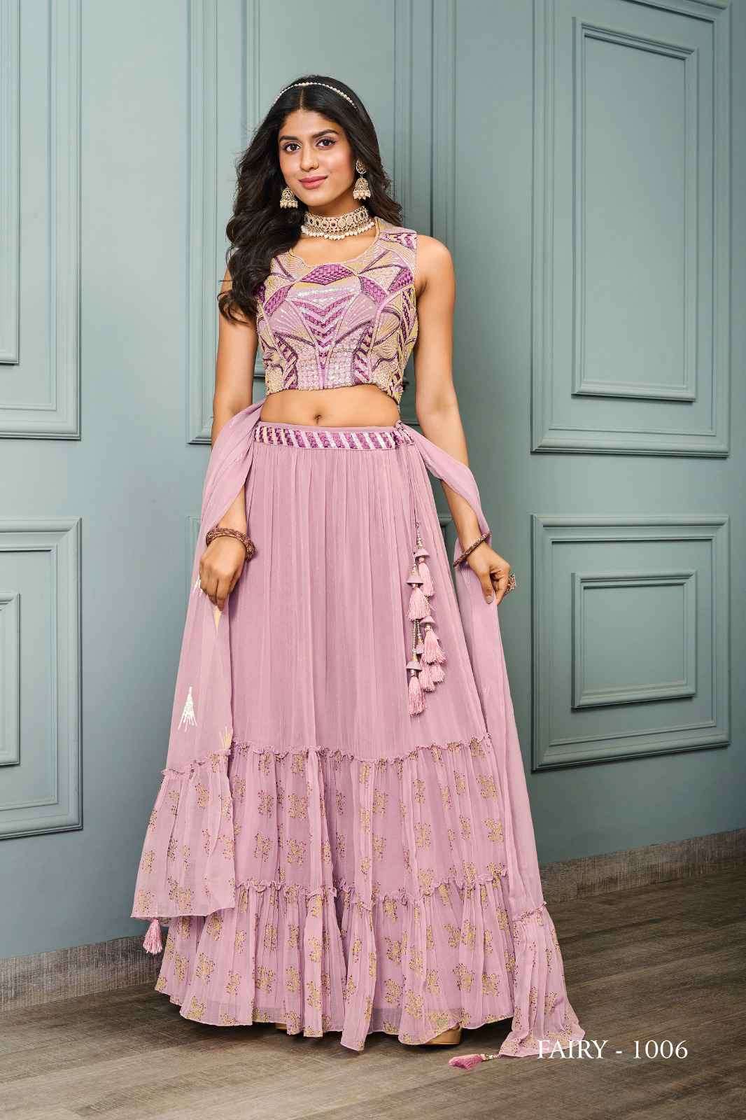 Jivora Fairy Partywear Designer Crop Tops Latest New Online Collection