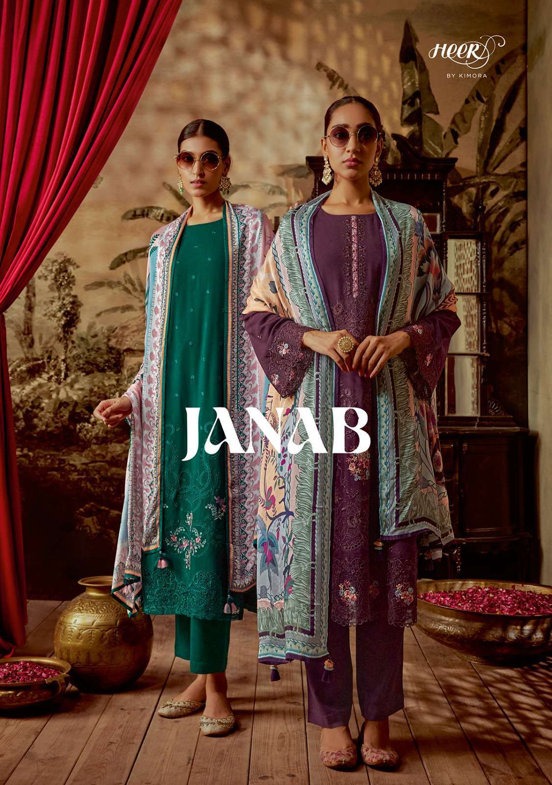Kimora Heer Janab Fancy Embroidered Silk Festive Collection Dress Exporters