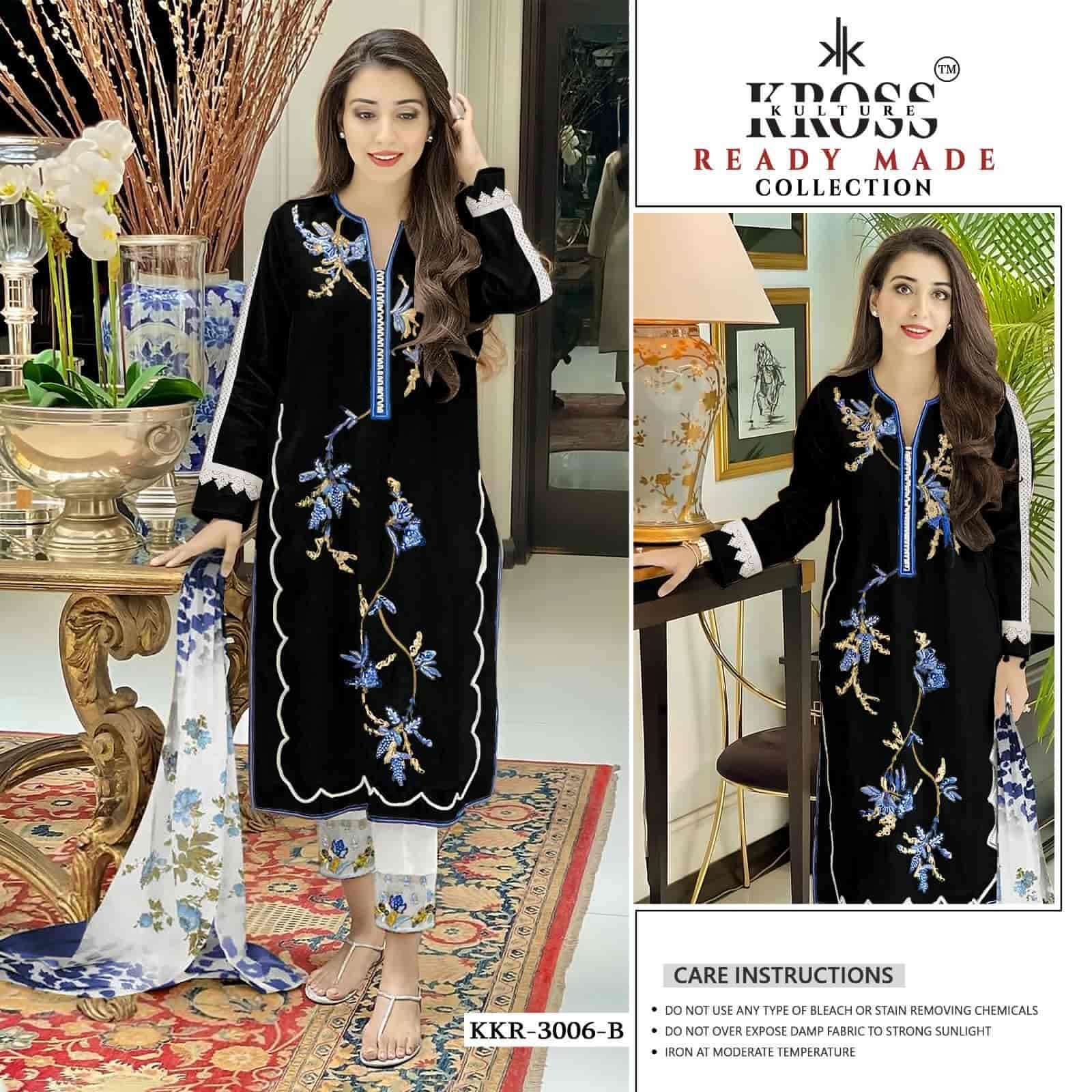 Kross Kulture KK 3006 B Latest Style Pakistani Designer Readymade Suit Collection