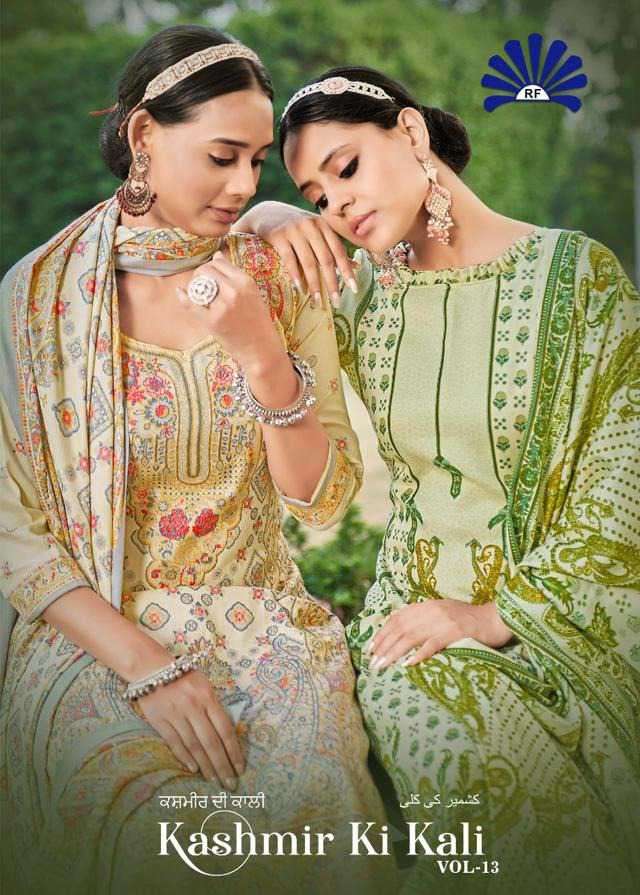 Radha Fab Kashmir Ki Kali Vol 13 Digital Printed Winter Wear Suit Online Exporters