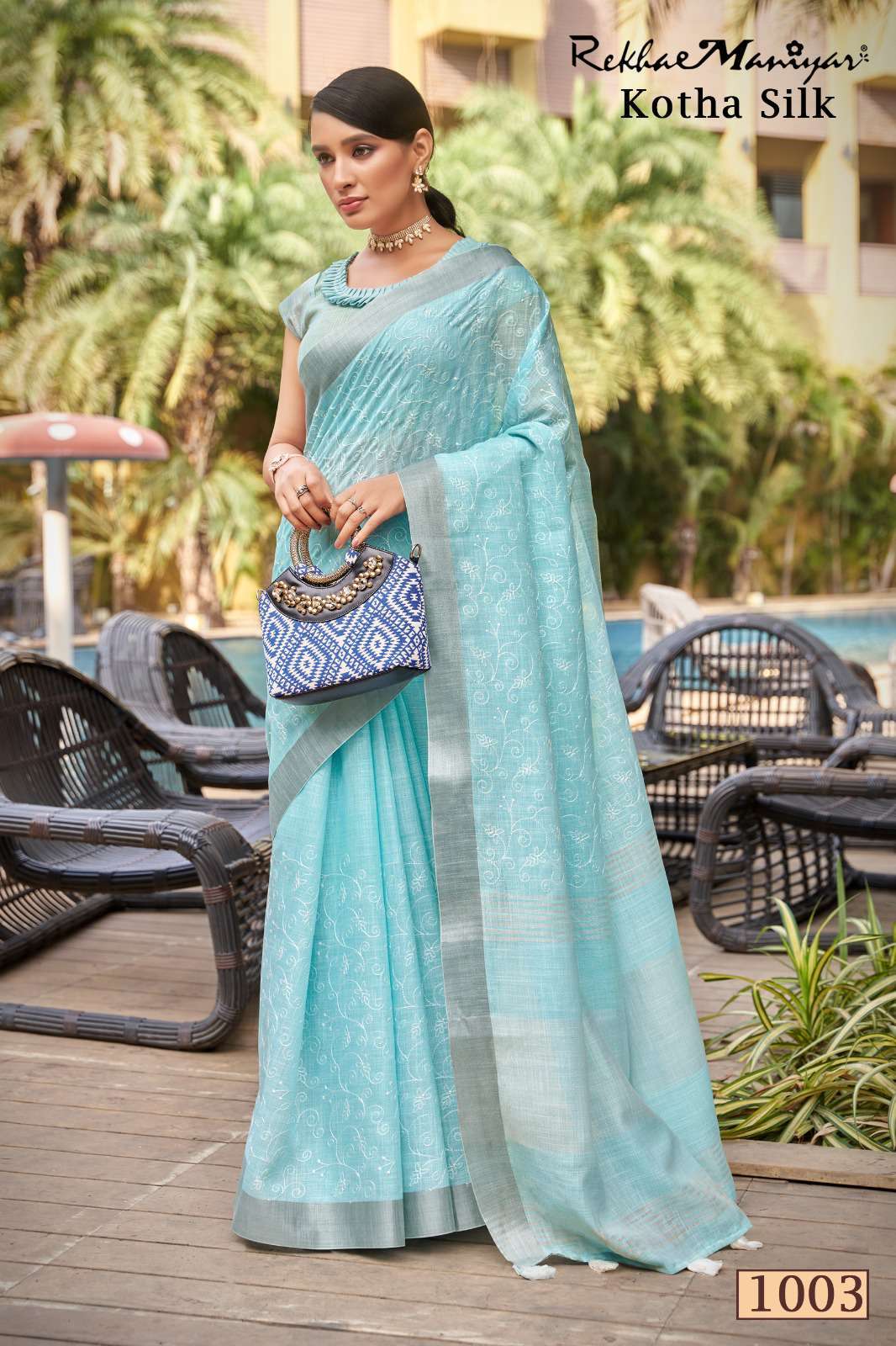 Rekha Maniyar Kotha Silk Fancy Silk Festive Collection Saree Dealers