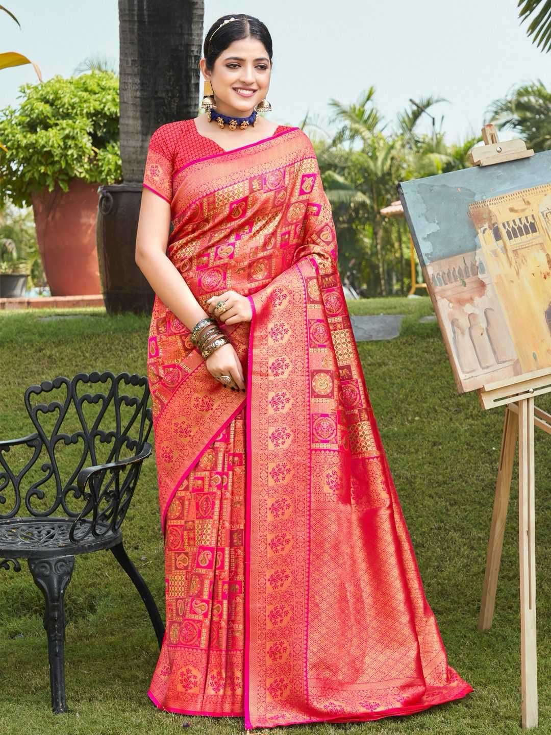 Sangam Vaibhavi Silk Vol 3 1001 To 1004 Designer Silk Saree Wedding Collection