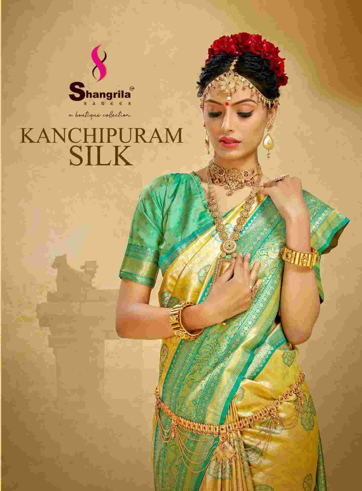 Shangrila Designer Kanchipuram Silk Vol 1 Traditional Wear Saree Suppliers