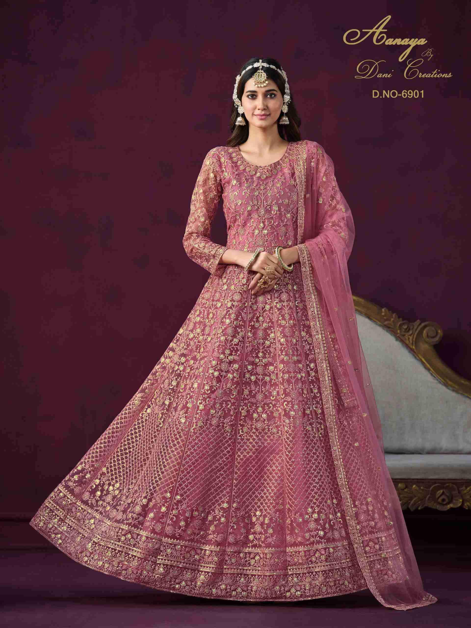 Aanaya Twisha Vol 169 New Designer Gown Partywear Collection Outfit Dealers