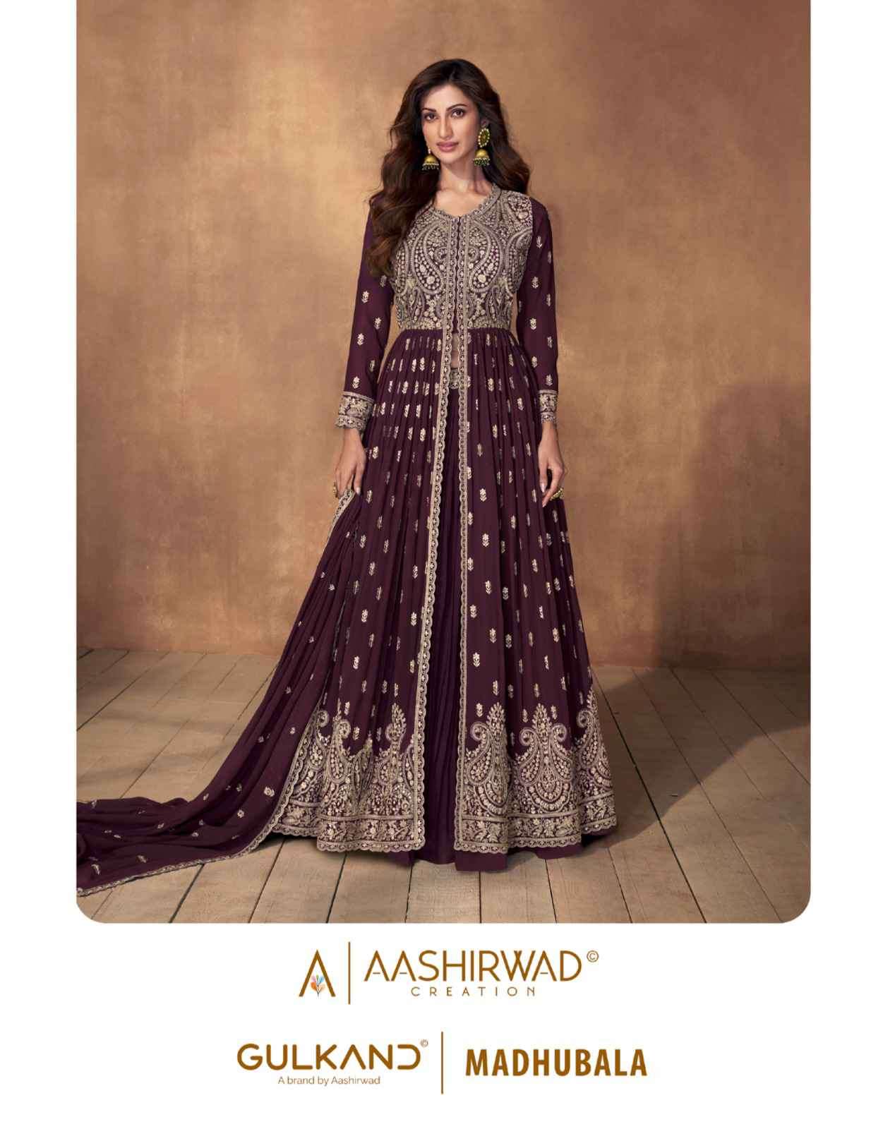 Aashirwad Gulkand Madhubala New Designer Indo Western Dress Partywear Collection