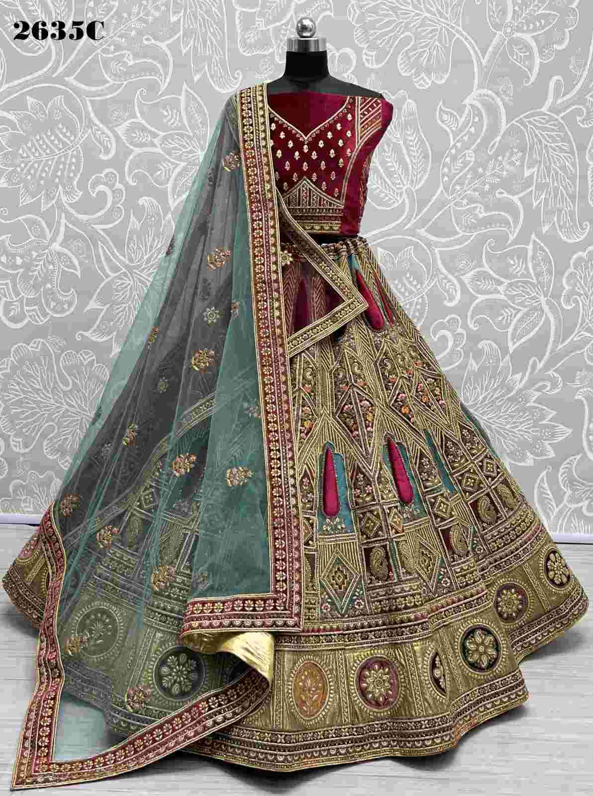 Anjani Art 2635 Colors Designer Work Wedding Wear Lehenga Choli Suppliers